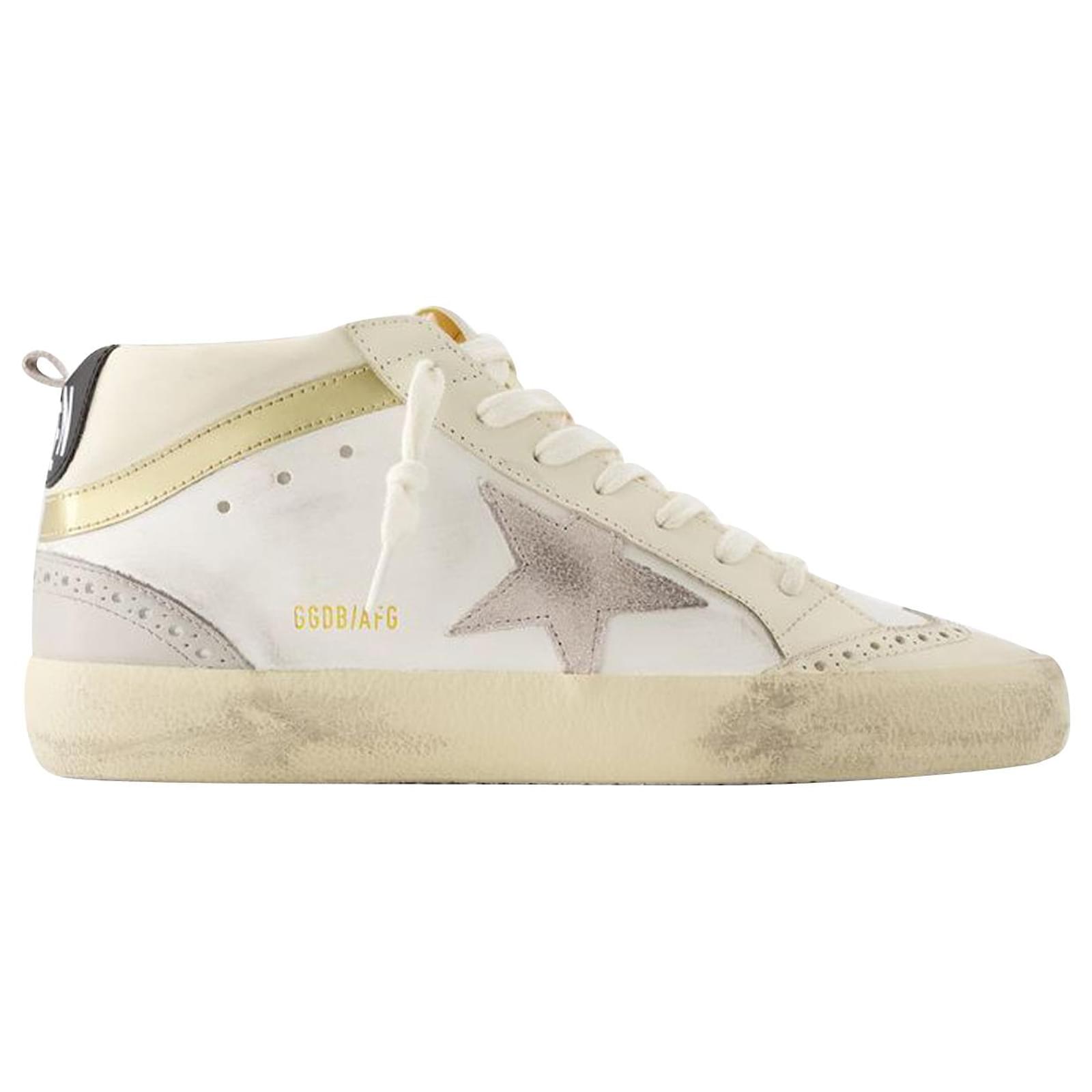 Golden Goose Deluxe Brand Mid Star Sneakers - Golden Goose - Multi