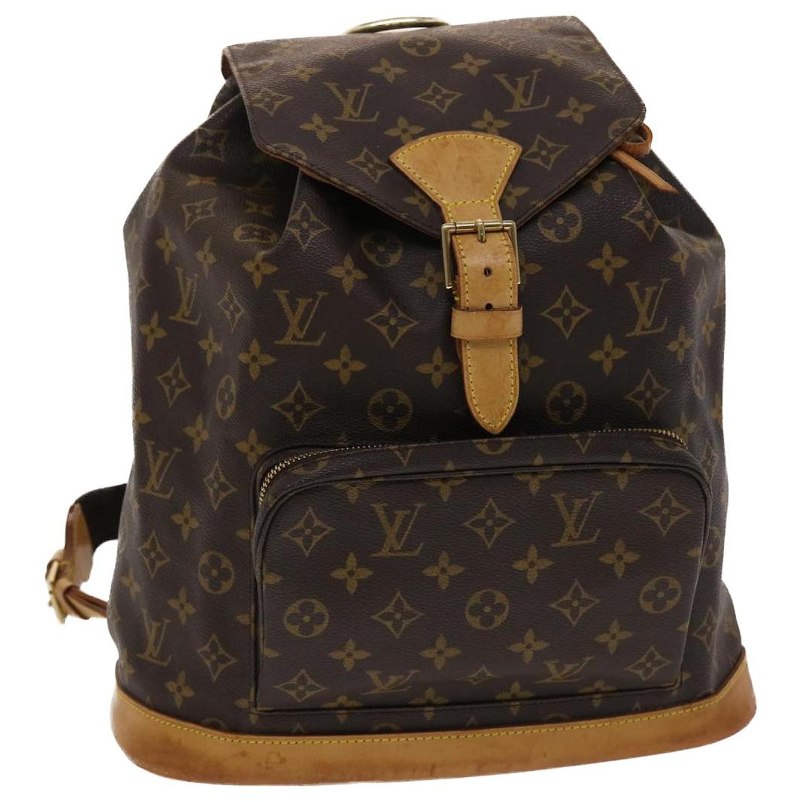 Louis Vuitton, Bags, Louis Vuitton Lv Backpack Bag Montsouris Gm Browns  Monogram