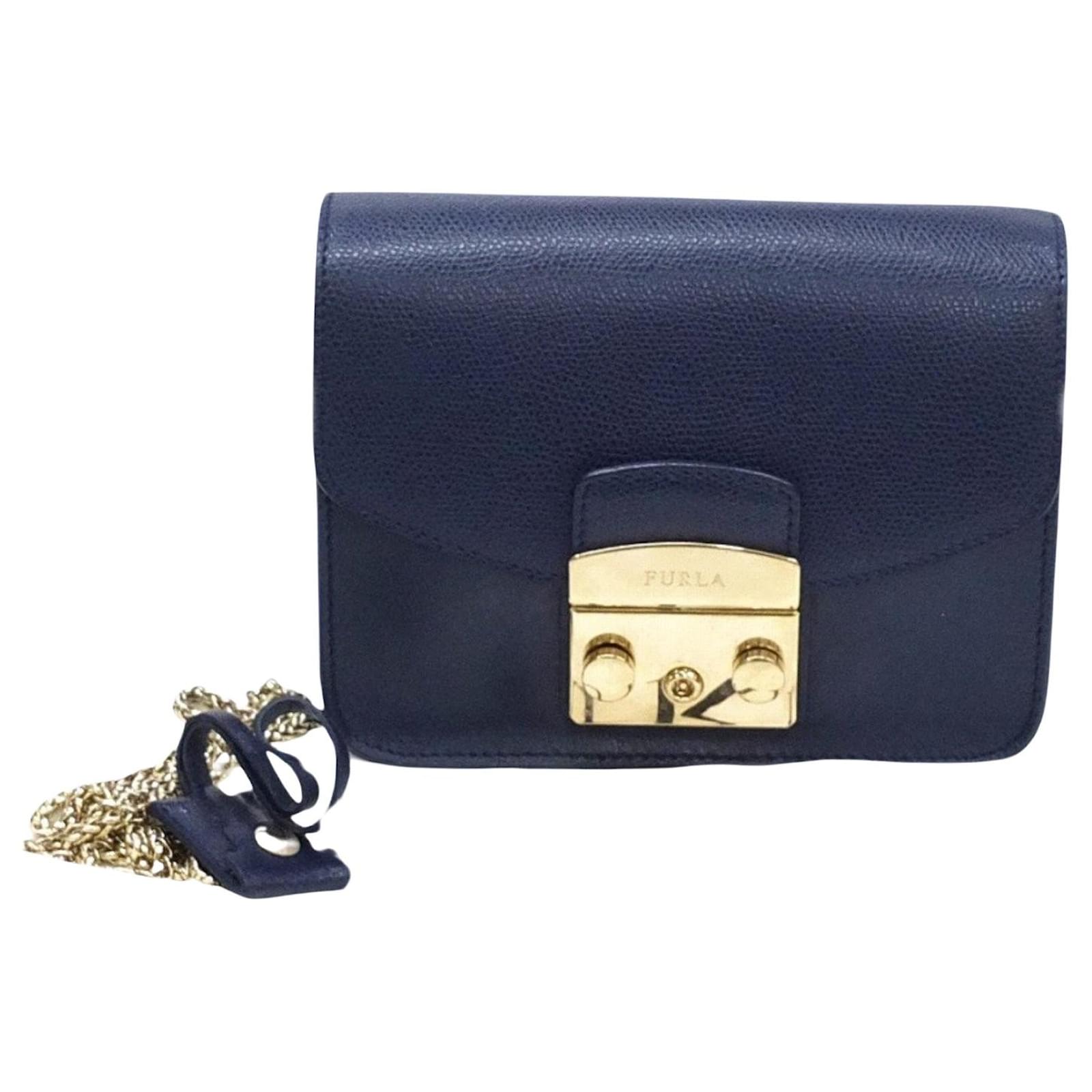 Furla metropolis sale navy blue