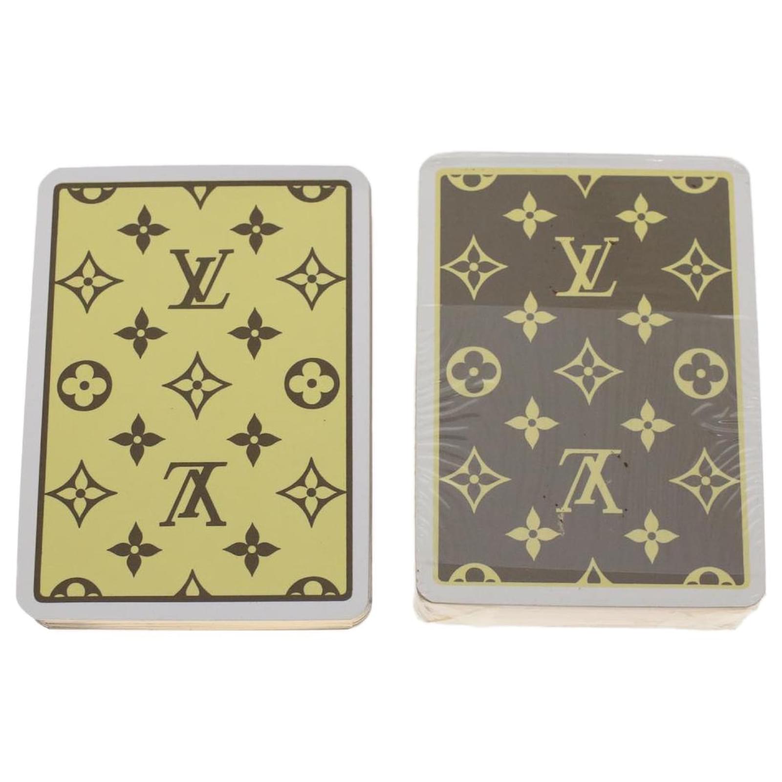 LOUIS VUITTON Monogram Playing Cards Case LV Auth 48335 Cloth ref