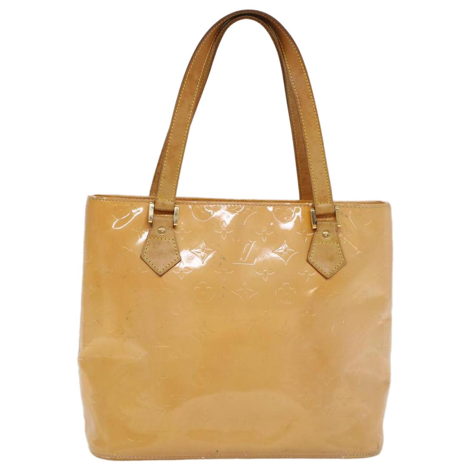 LOUIS VUITTON Monogram Vernis Houston Hand Bag Marshmallow Pink M91302 LV  ki3171 Patent leather ref.1009783 - Joli Closet