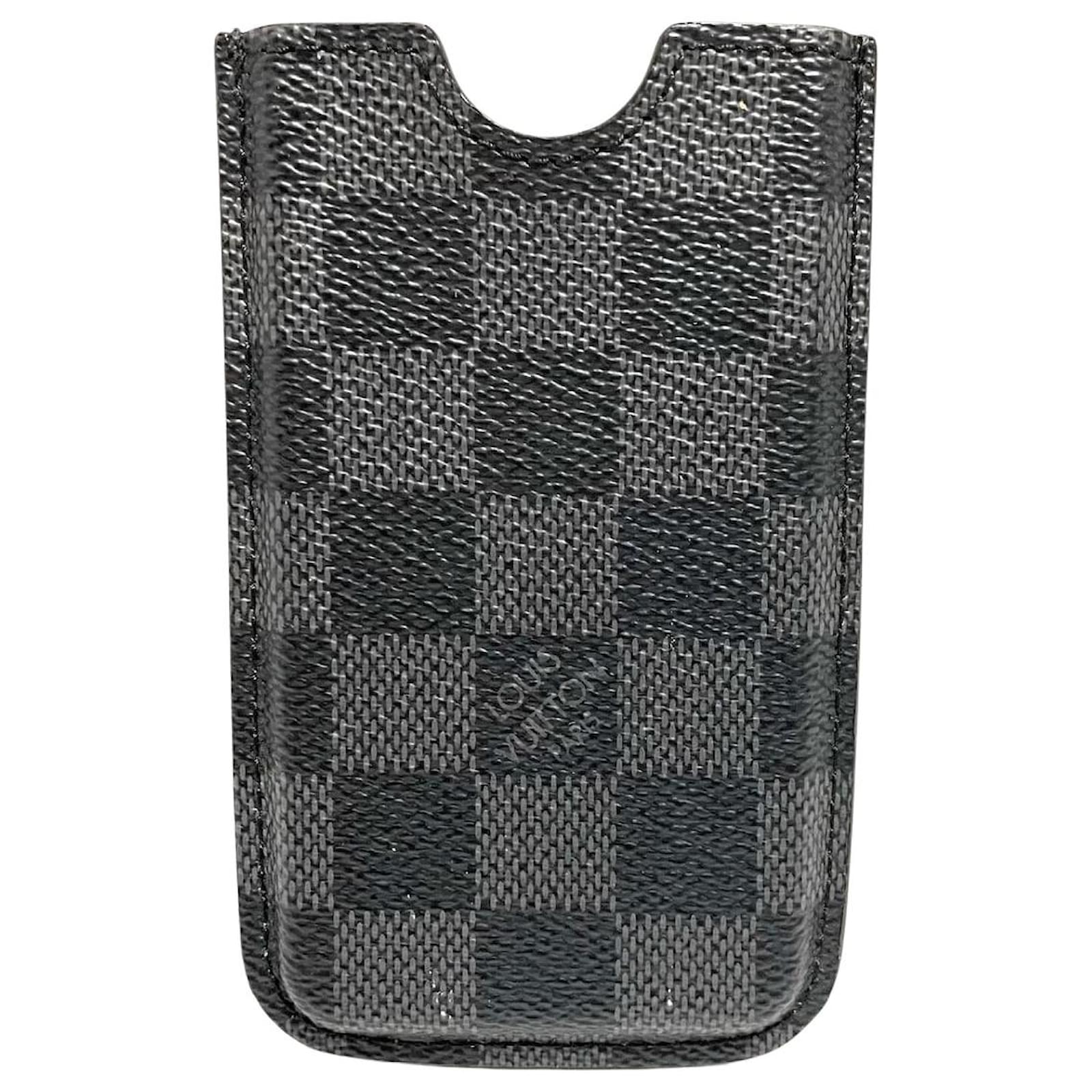 Louis Vuitton Black Graphite Canvas Iphone Case (3g)