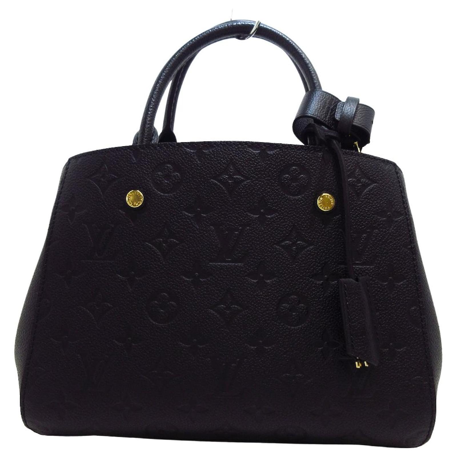 Louis Vuitton, Bags, Louis Vuitton Montaigne Gm Black Empreinte Leather  Satchel Gorgeous Handbag