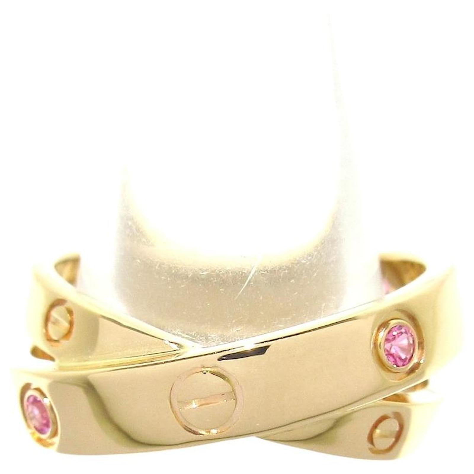 Cartier Love Small Bracelet K18Pg Pink Gold