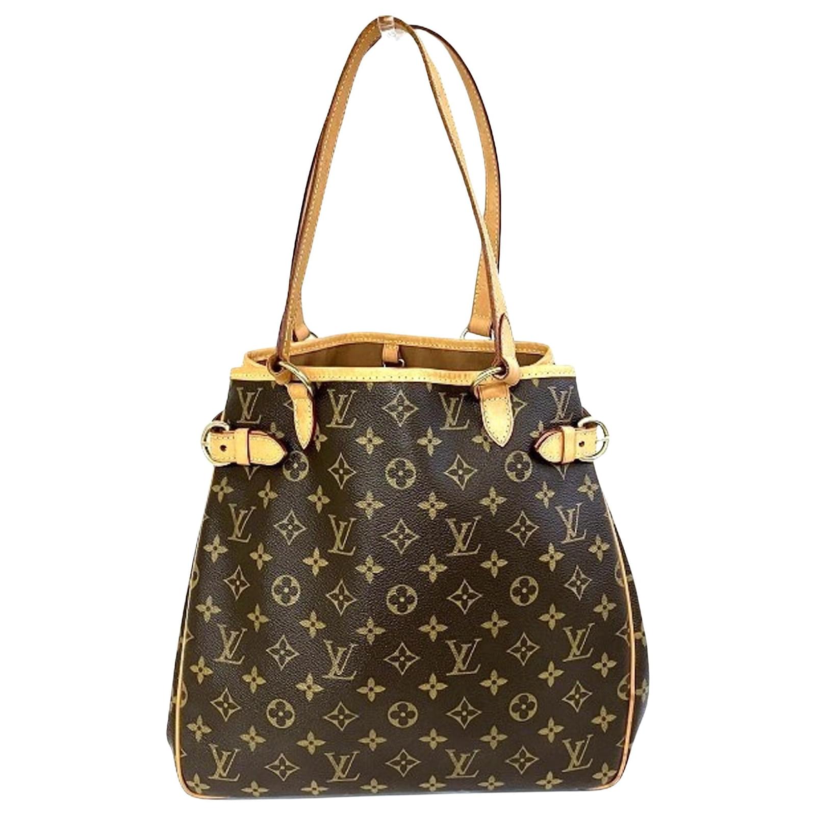 Louis Vuitton Batignolles Vertical Monogram Canvas Brown