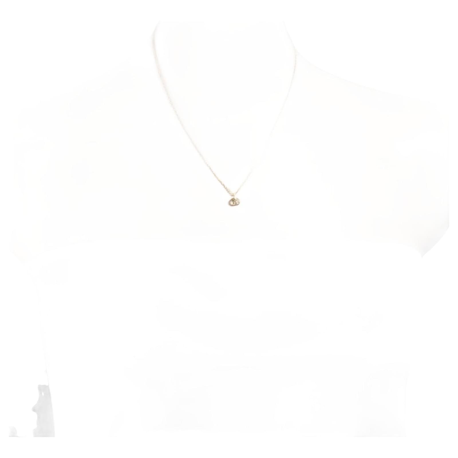 Gucci GG Running Yellow Gold Pendant Necklace