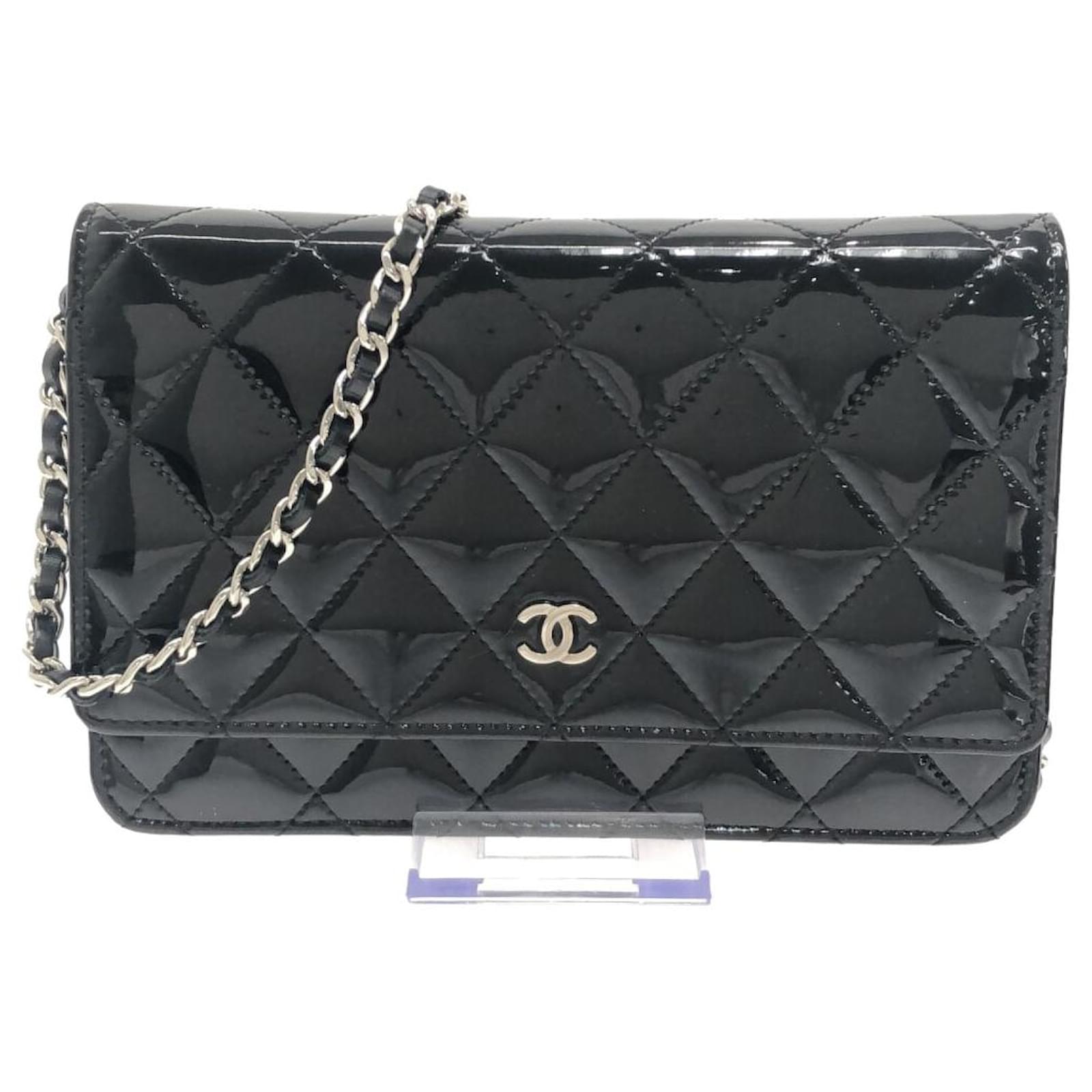 Chanel Wallet on Chain Black Leather ref.1050076 - Joli Closet