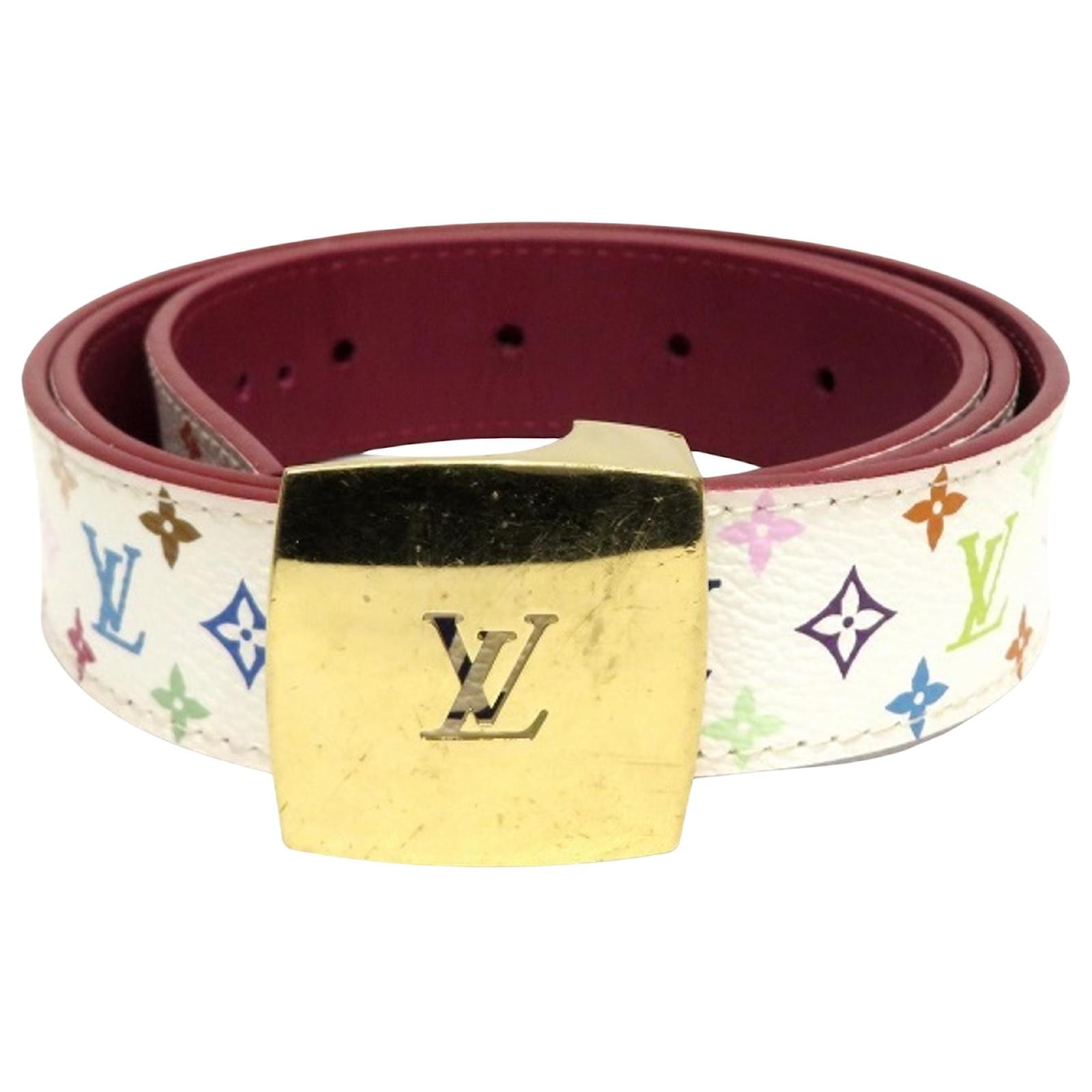 Louis Vuitton x Takashi Murakami Multicolour Monogram Belt