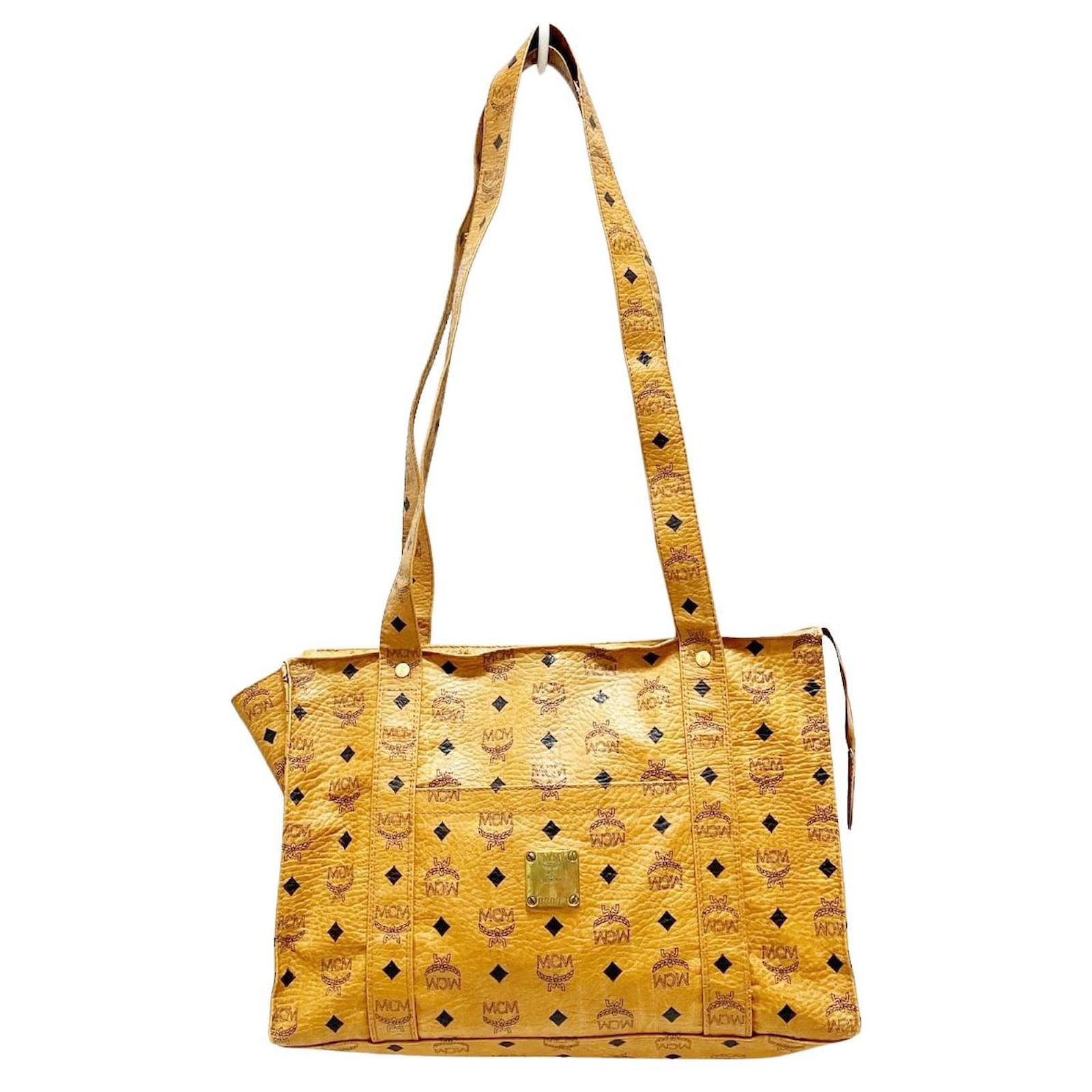 MCM Visetos Braun Leder Joli Closet