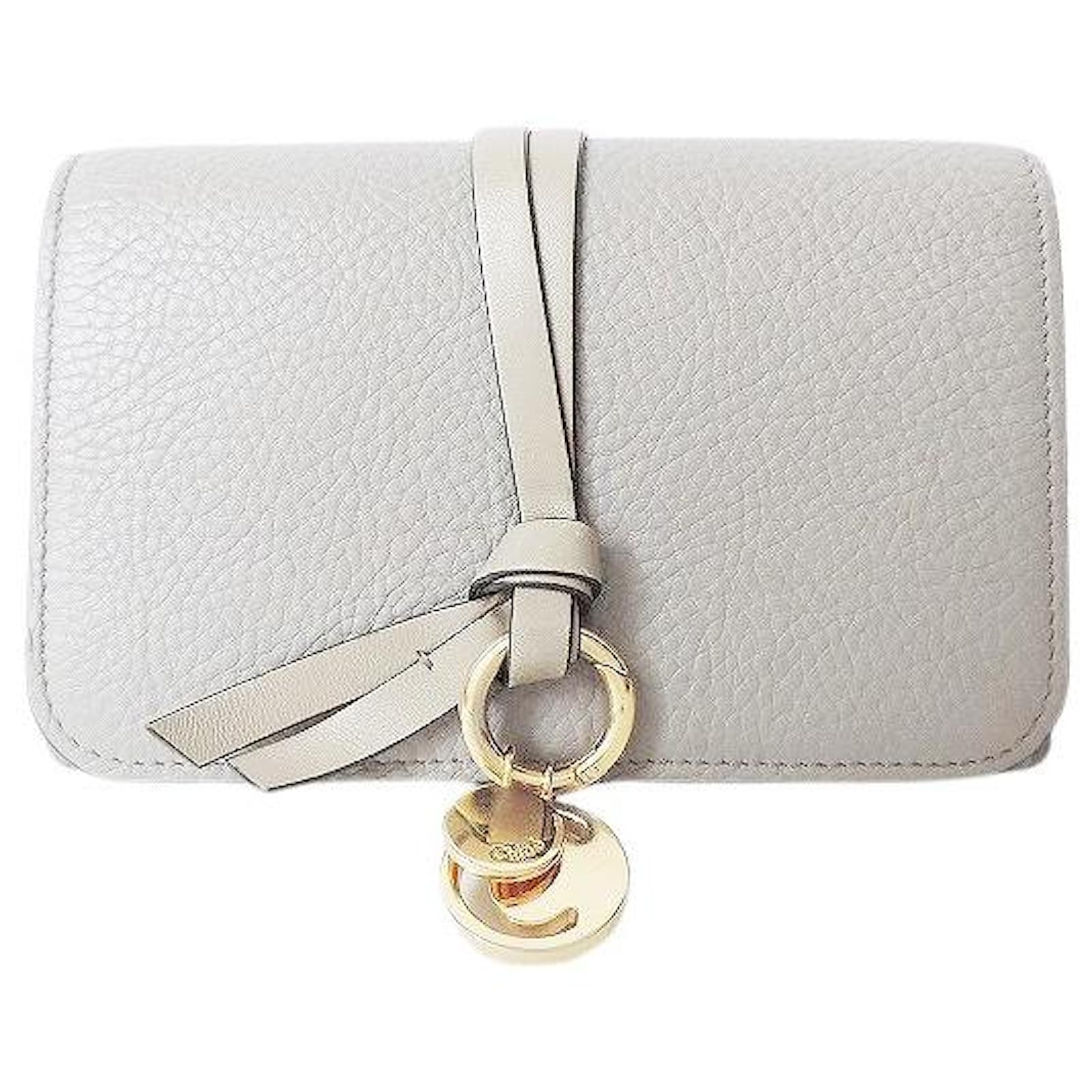 Chloé Alphabet Grey Leather ref.975260 - Joli Closet