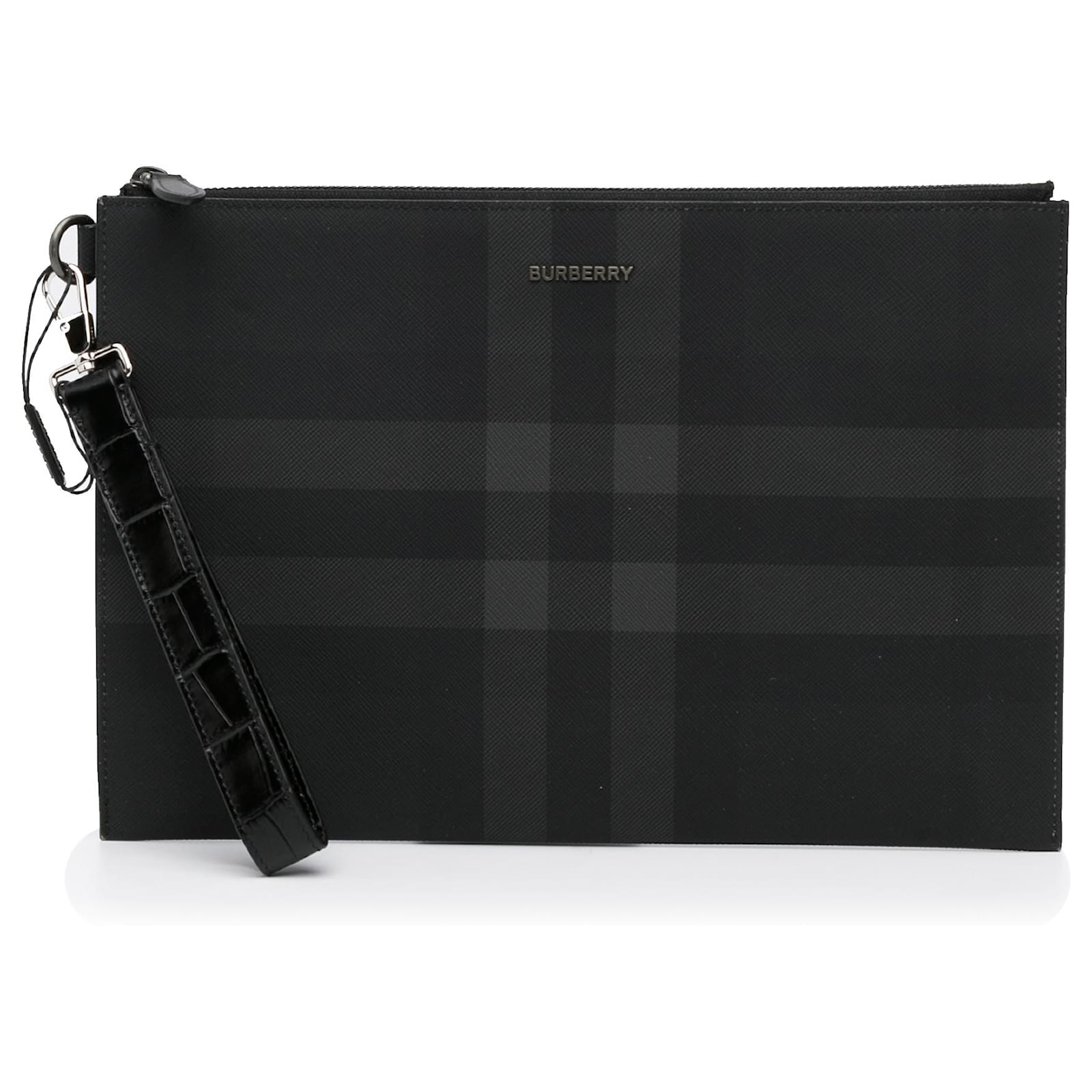 Burberry large clutch on sale