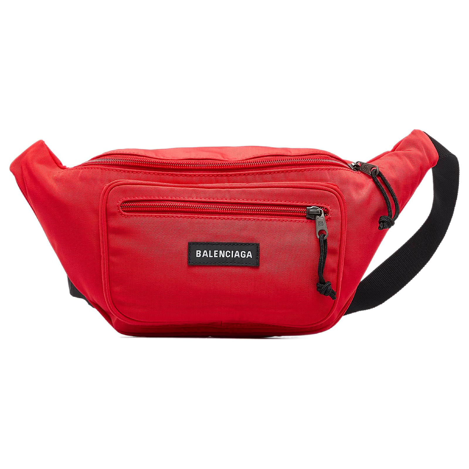 Nylon Belt Bag Red