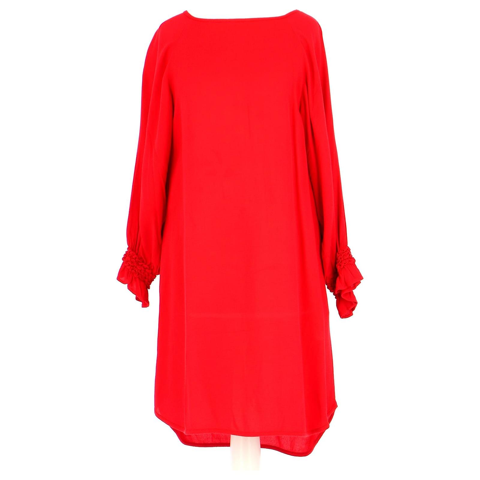 Maje robe Red Viscose ref.975718 - Joli Closet