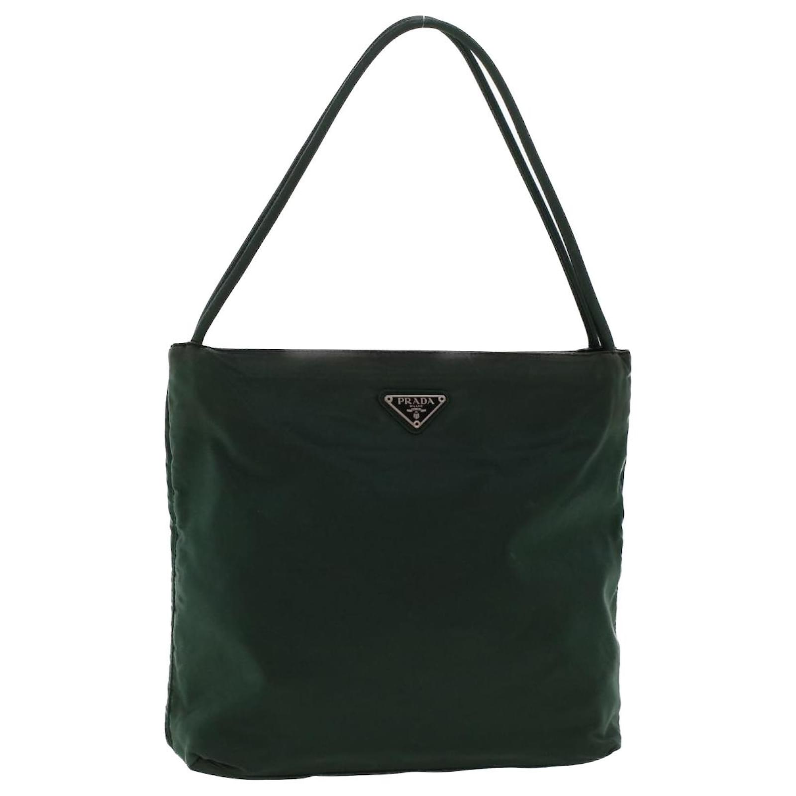 PRADA Shoulder Bag Nylon Green Auth 45824 ref.975755 Joli Closet
