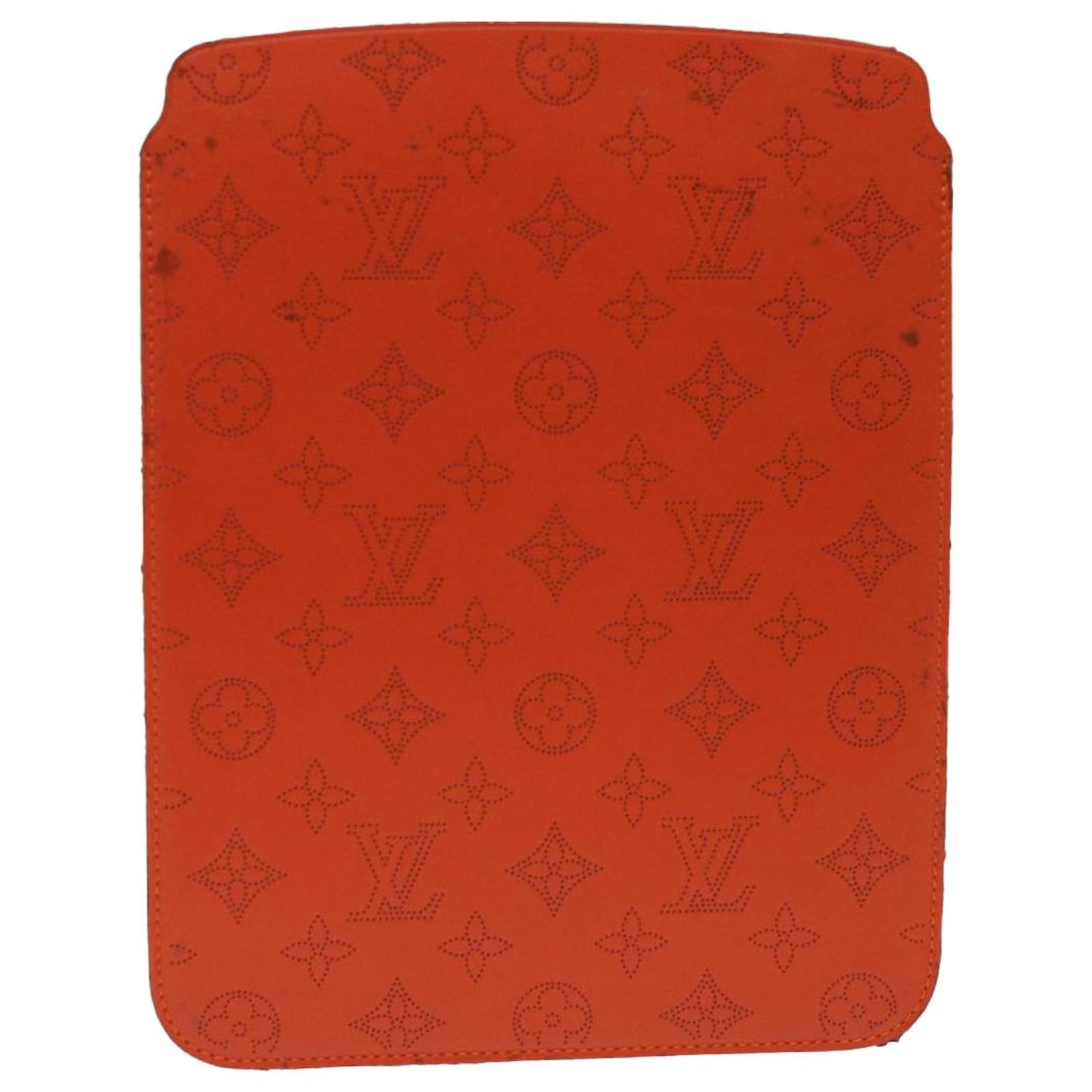 LOUIS VUITTON Mahina iPad Air Case Leather Orange LV Auth 46066 ref.975778  - Joli Closet