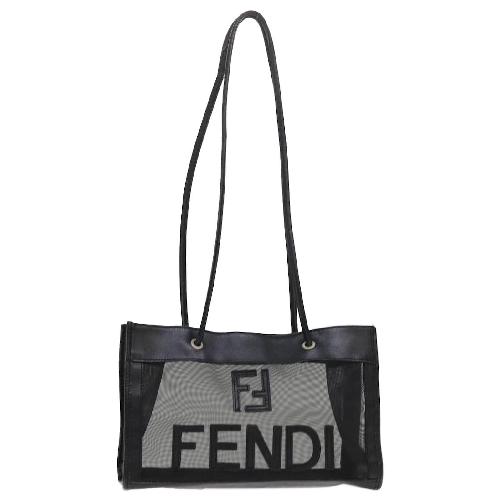 Fendi Pre-owned Zucca Mesh Tote Bag - Brown