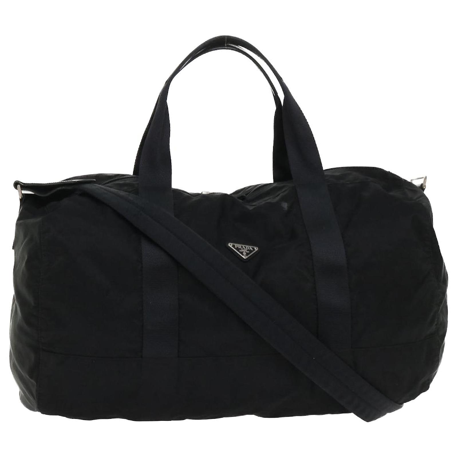 Prada Small Boston Bag Black