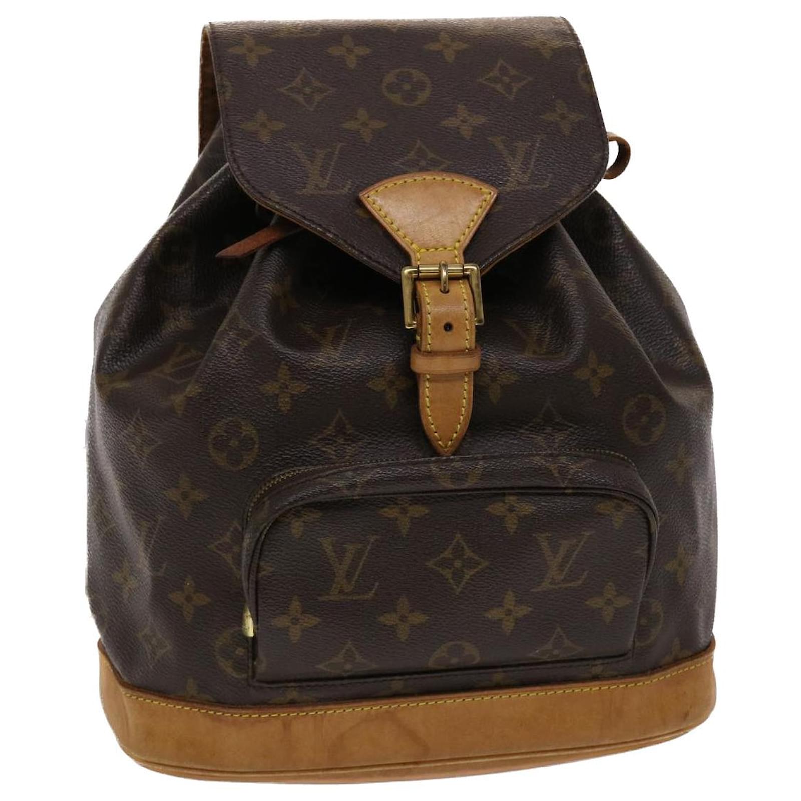 LOUIS VUITTON Monogram Montsouris MM Backpack M51136 LV Auth ep849