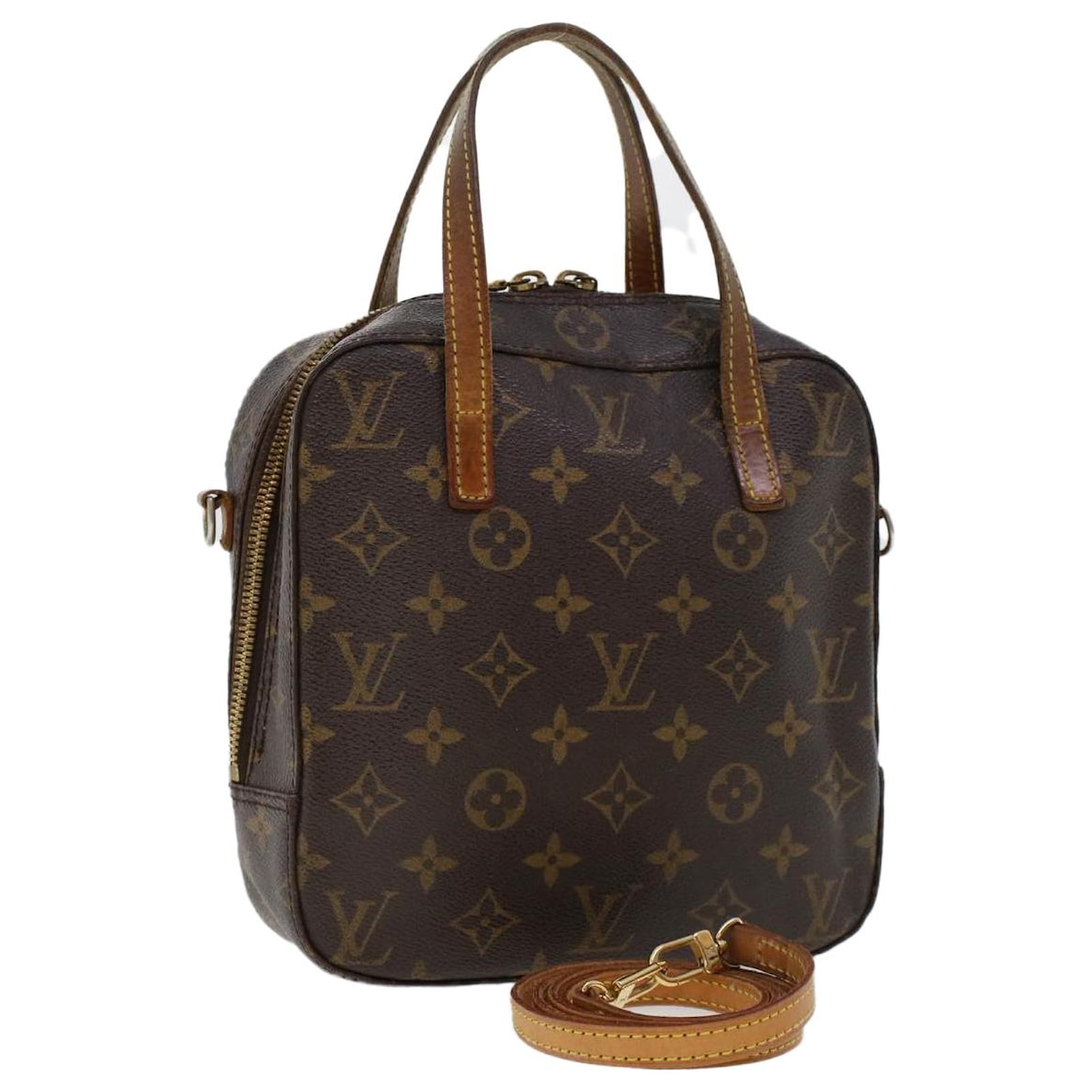 LOUIS VUITTON Monogram Spontini Hand Bag 2way M47500 LV Auth 46284