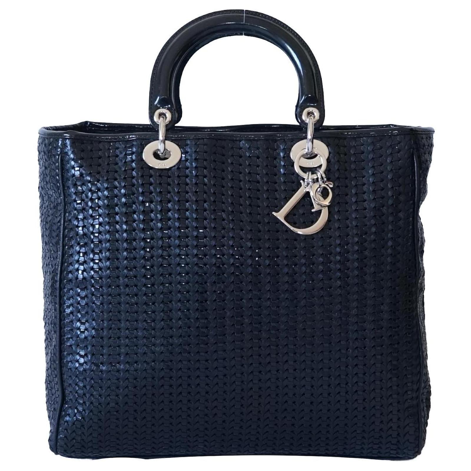 Woven Leather Bag Leather Tote Soft Bag