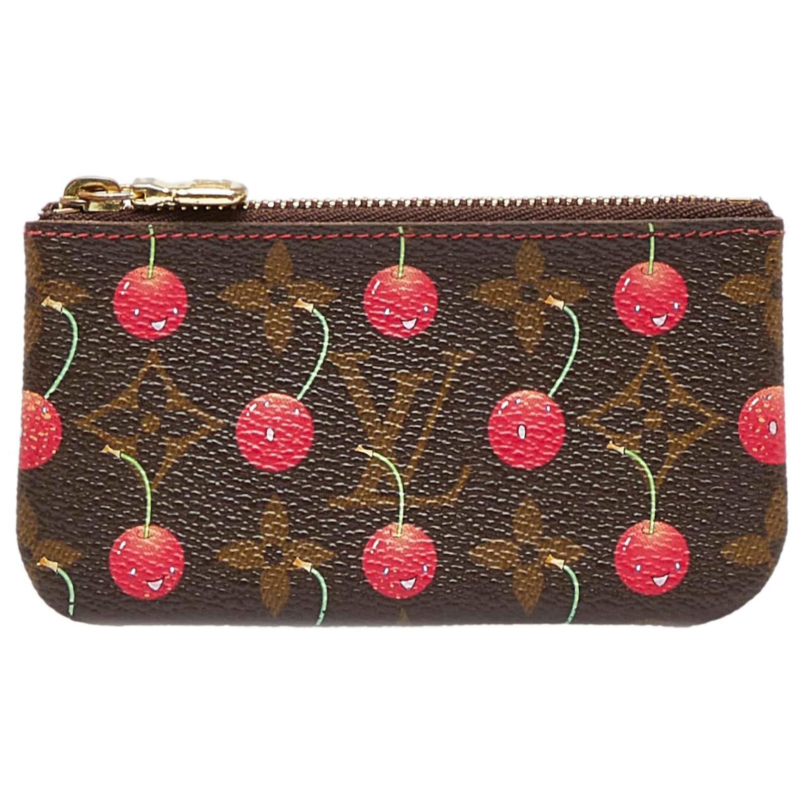Louis Vuitton Brown Monogram Cherry Pochette Cles Cloth ref.975987 - Joli  Closet