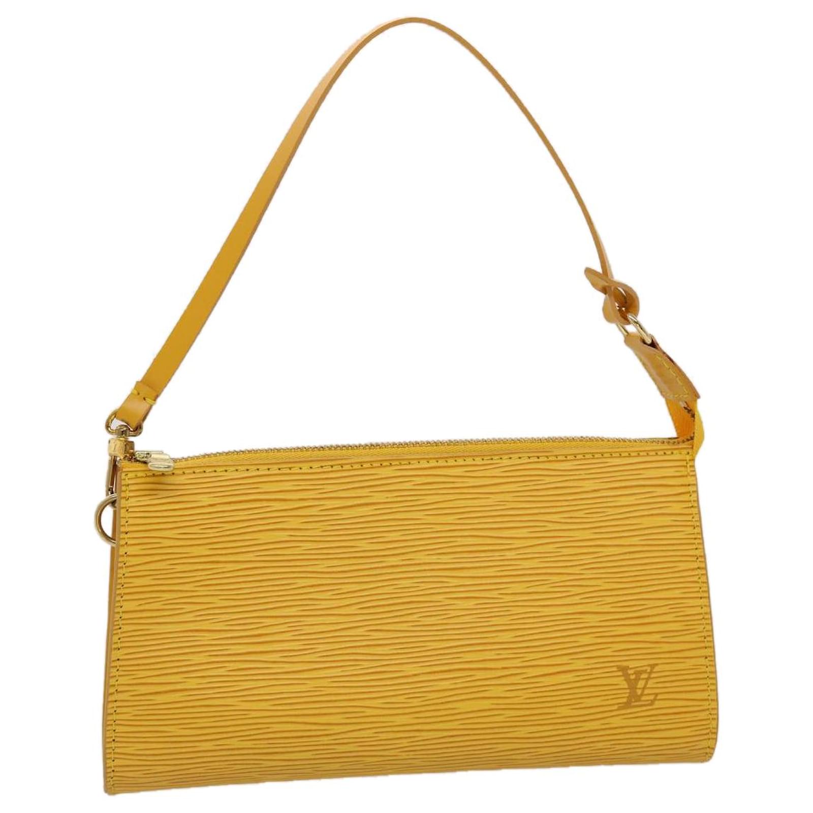 Louis Vuitton Tassil Yellow Epi Leather Accessories Pochette