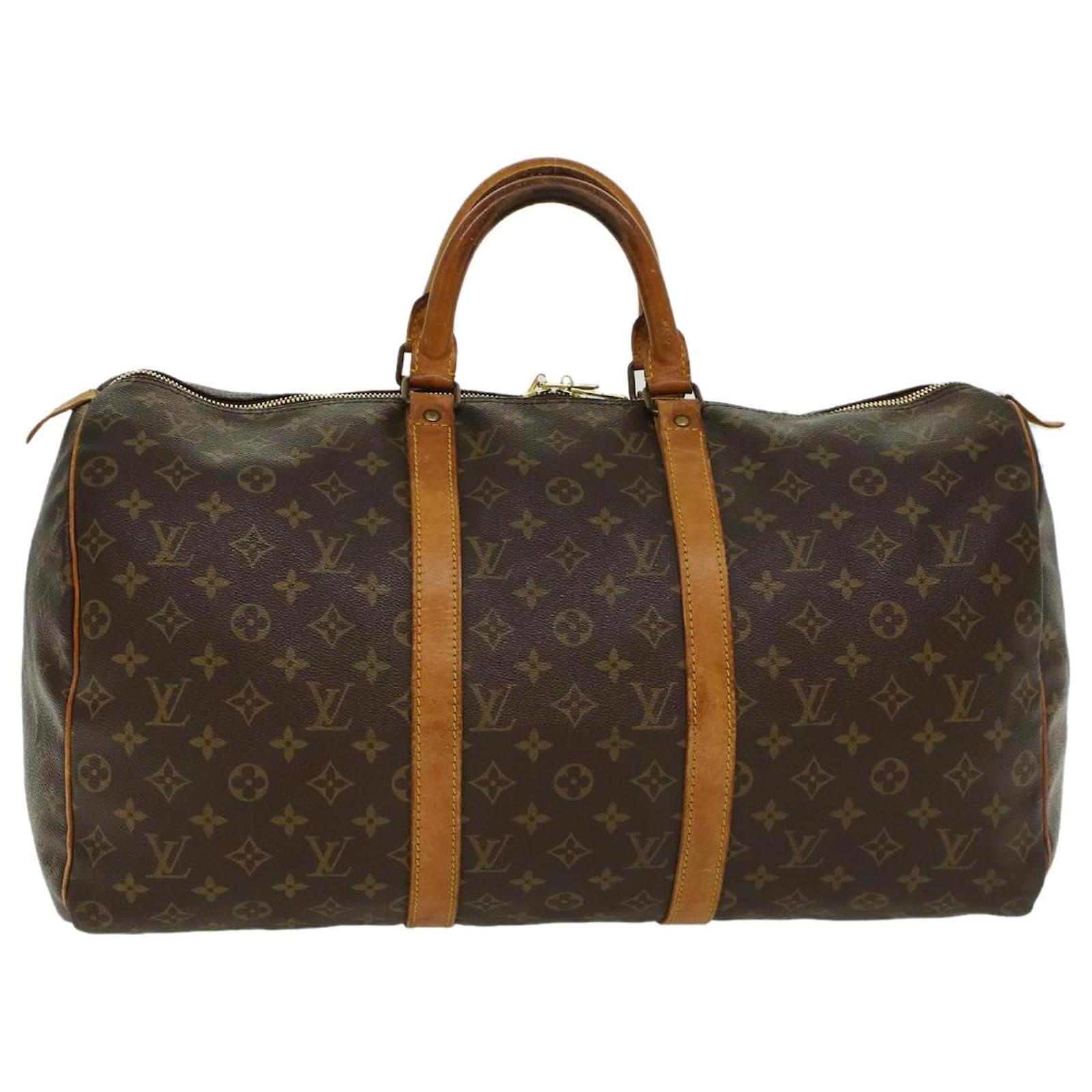 Louis Vuitton Monogram Keepall 50 Boston Bag M41426 LV Auth 43841 Cloth  ref.976165 - Joli Closet