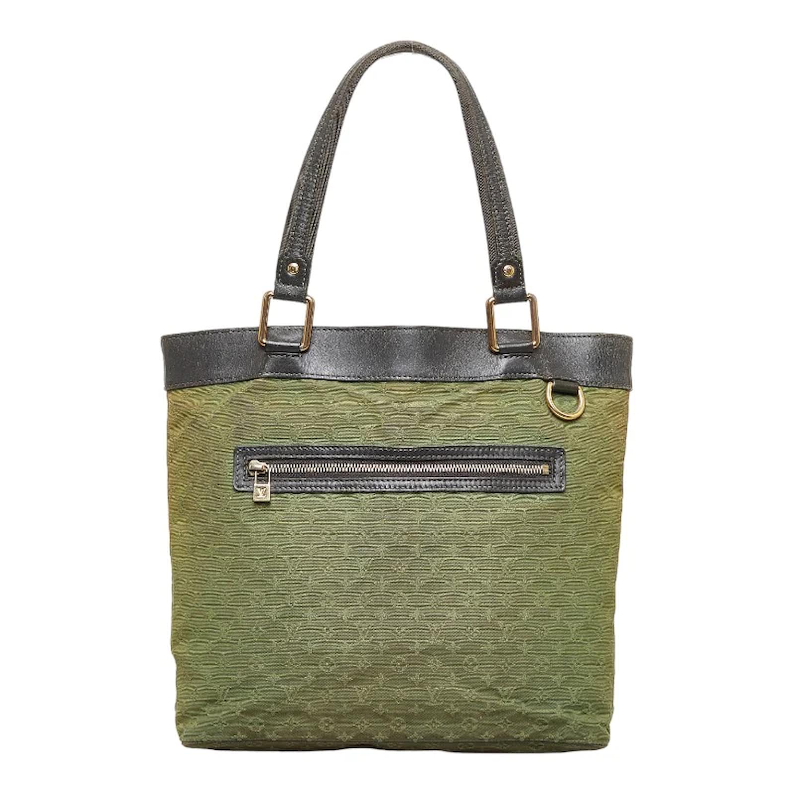 Louis Vuitton Monogram Mini Lin Lucille GM M92681 Green Cloth ref.976558 -  Joli Closet