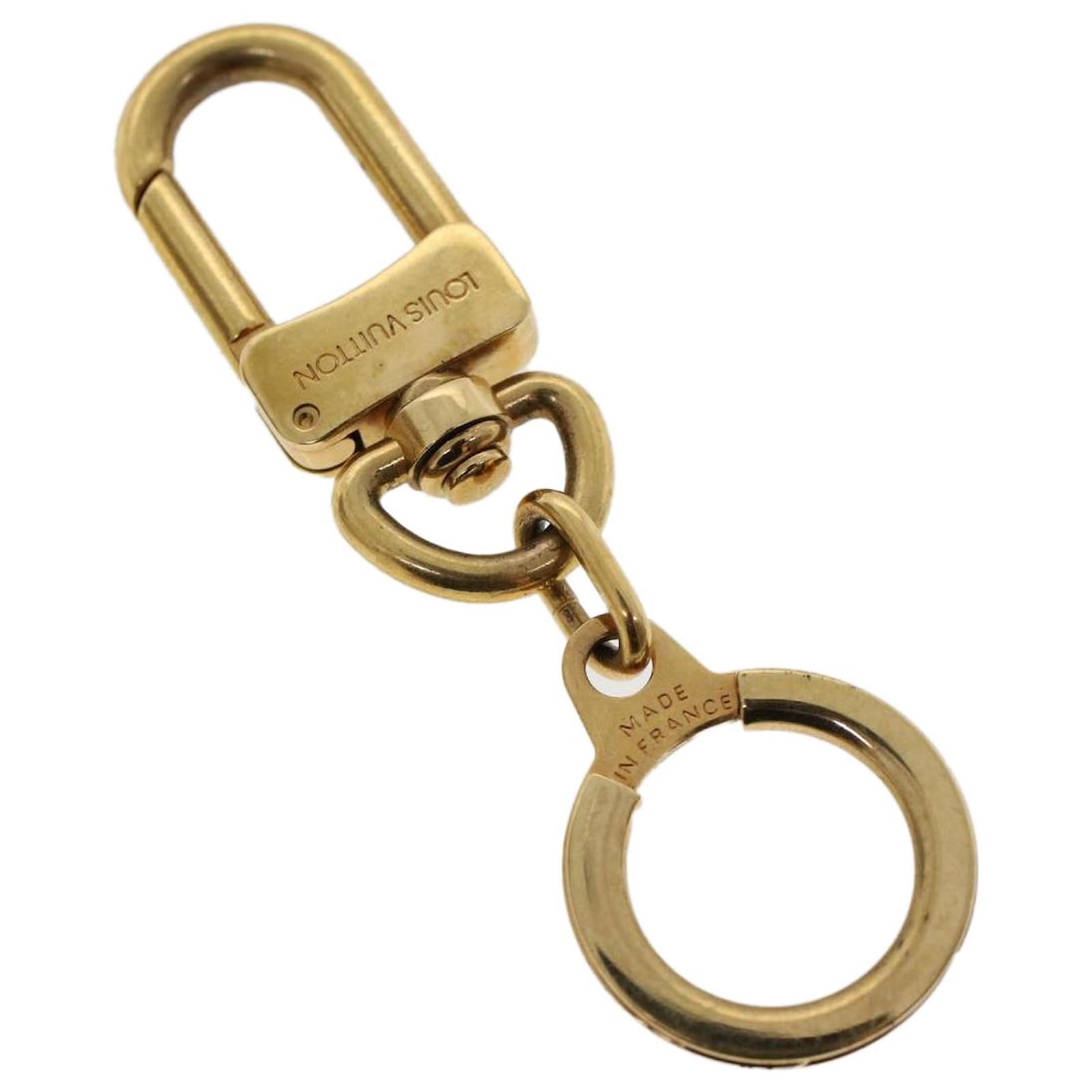 LOUIS VUITTON Anneau Cles Key Holder Metal Gold Tone LV Auth th3779  ref.976636 - Joli Closet