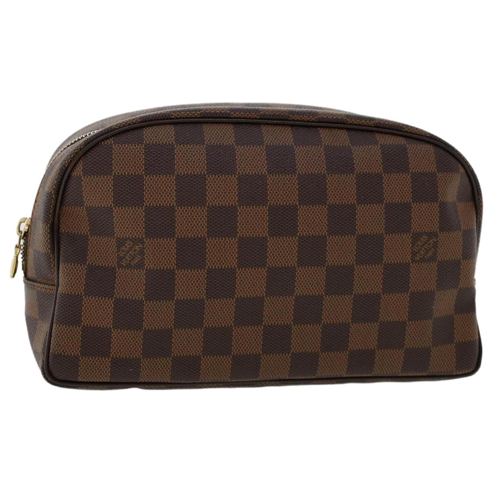 Louis Vuitton Damier Ebene Trousse Toilette Cosmetic Pouch