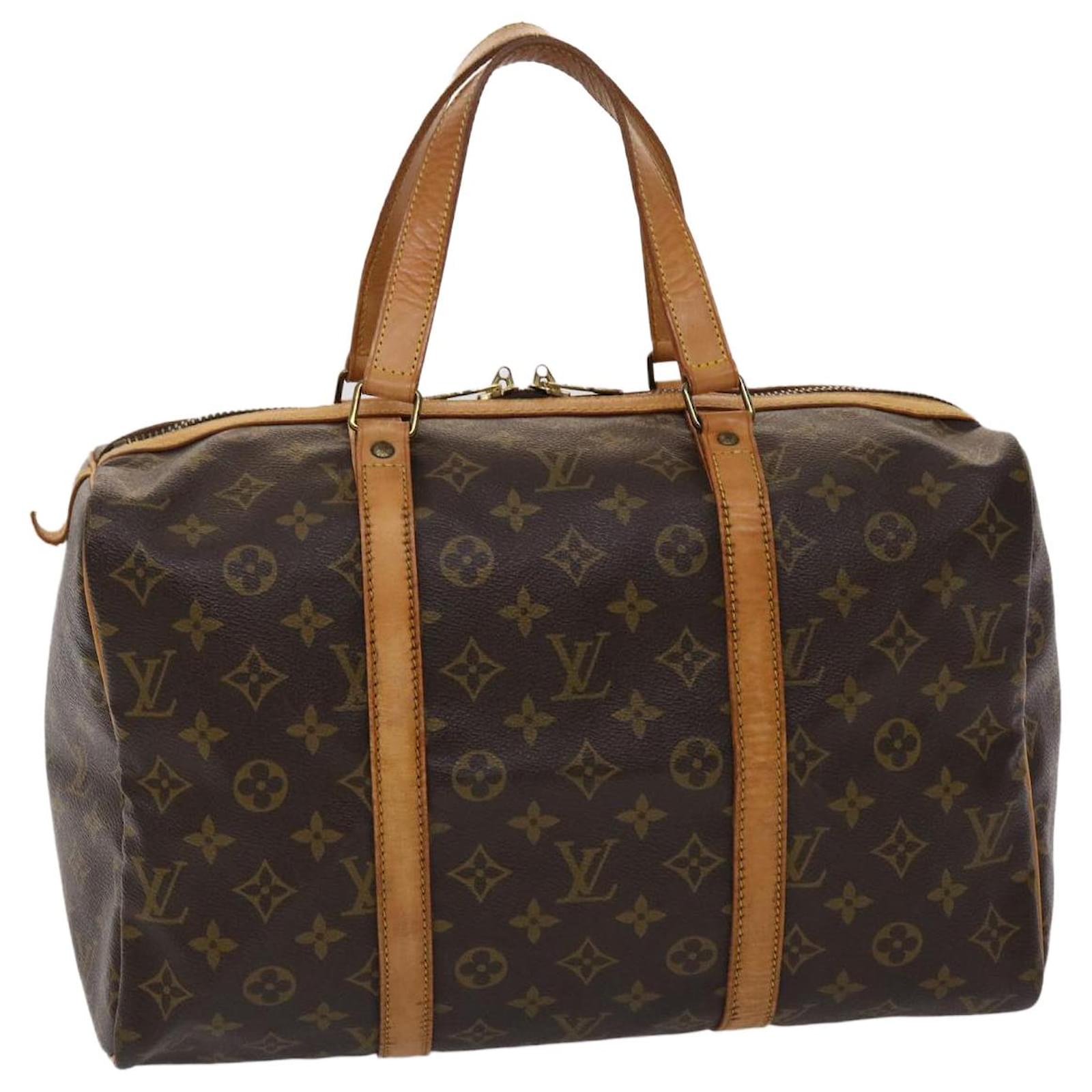 LOUIS VUITTON Monogram Sac Souple 55 Boston Bag