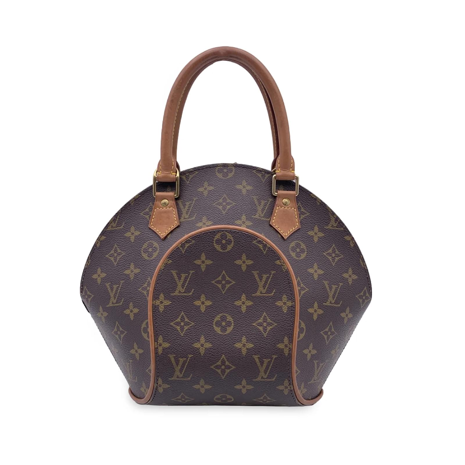 Louis Vuitton Monogram Canvas Ellipse PM Top Handles Bag M51127 Brown Cloth  ref.976814 - Joli Closet