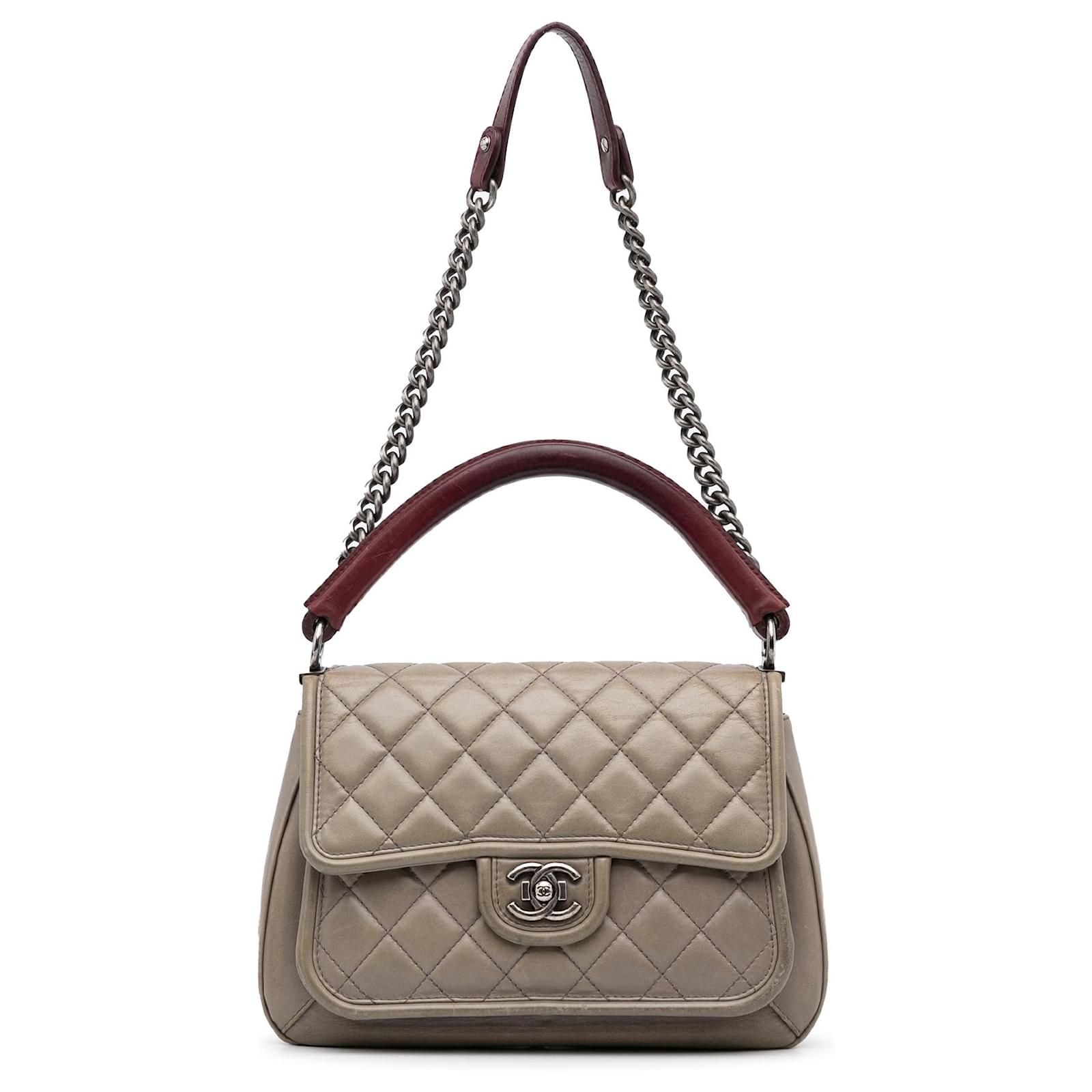 Chanel Pink Calfskin Small 22 Bag Leather Pony-style calfskin ref