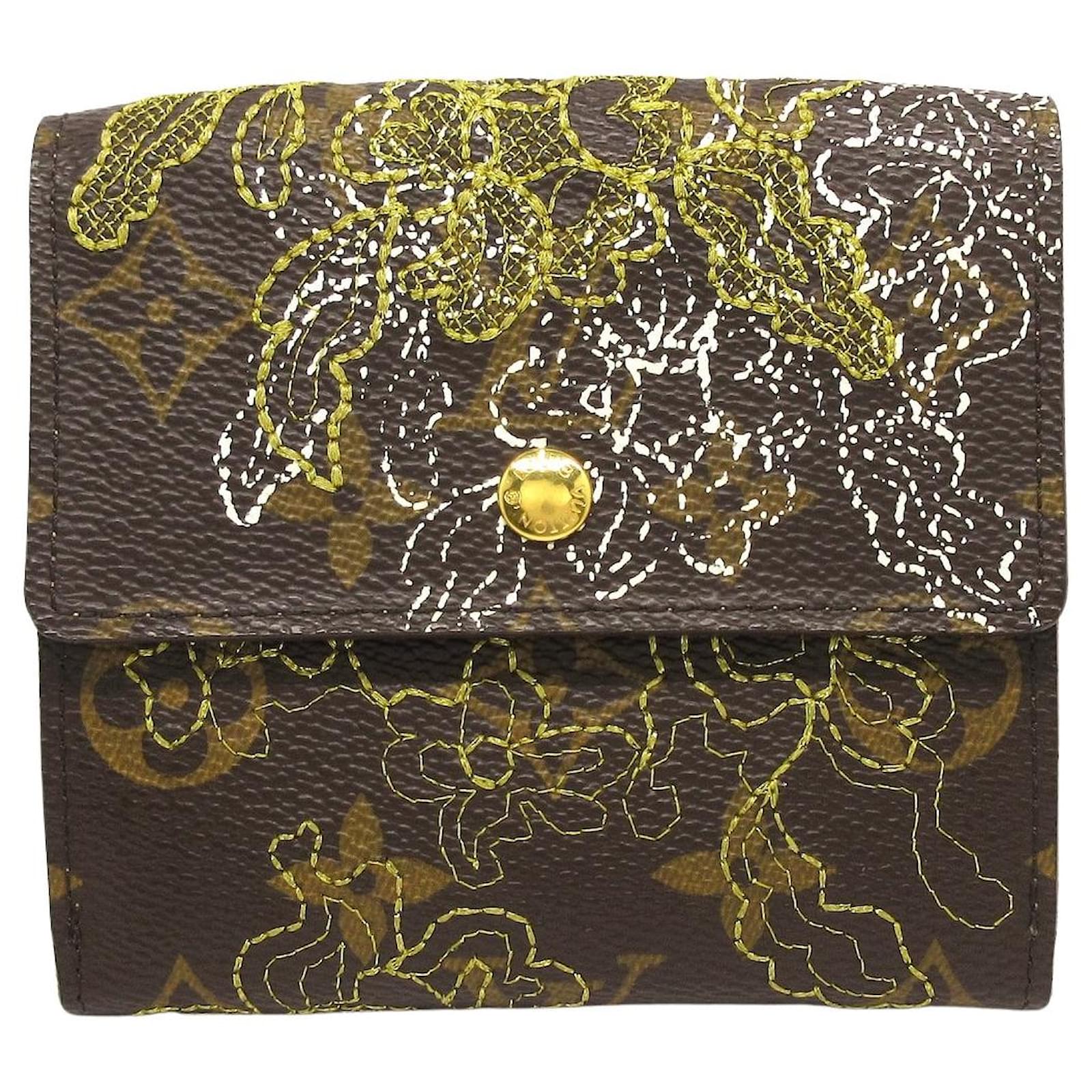 Louis Vuitton Portefeuille Juliette Brown Canvas Wallet (Pre-Owned)