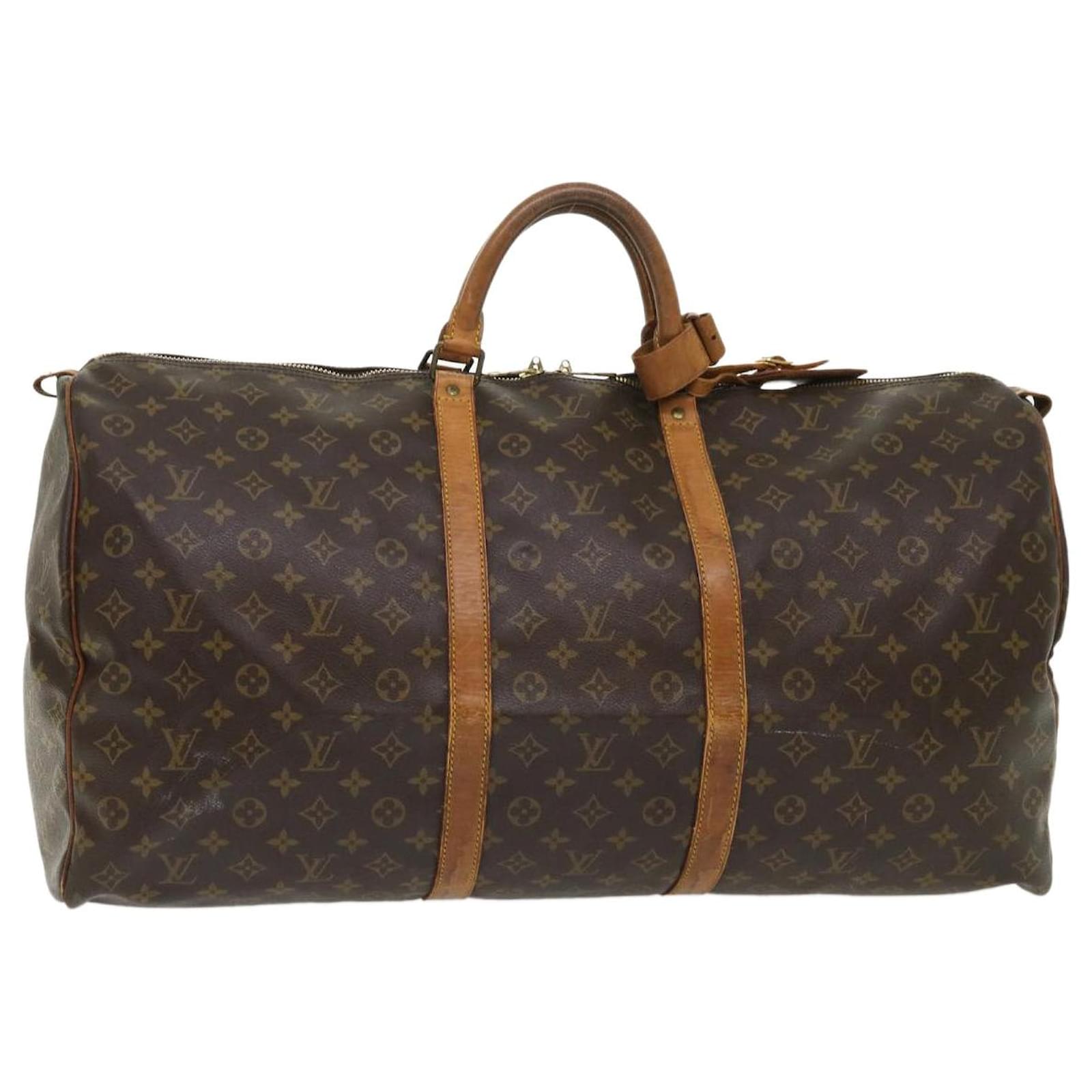 Vintage Louis Vuitton Keepall 60 Bandouliere Boston Travel Bag