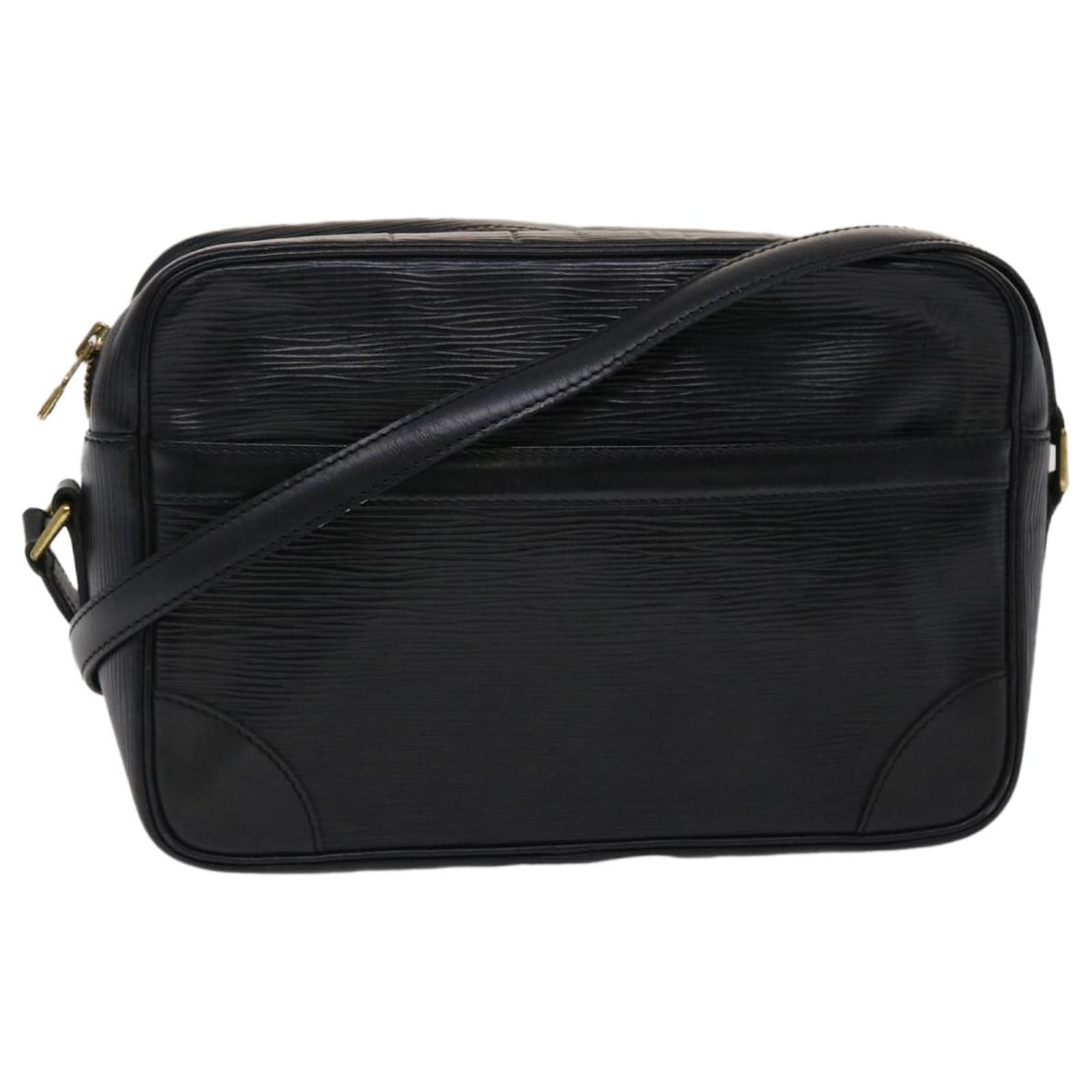 Louis Vuitton, Bags, Louis Vuitton Epi Trocadero 27 Black Shoulder  Crossbody Bag