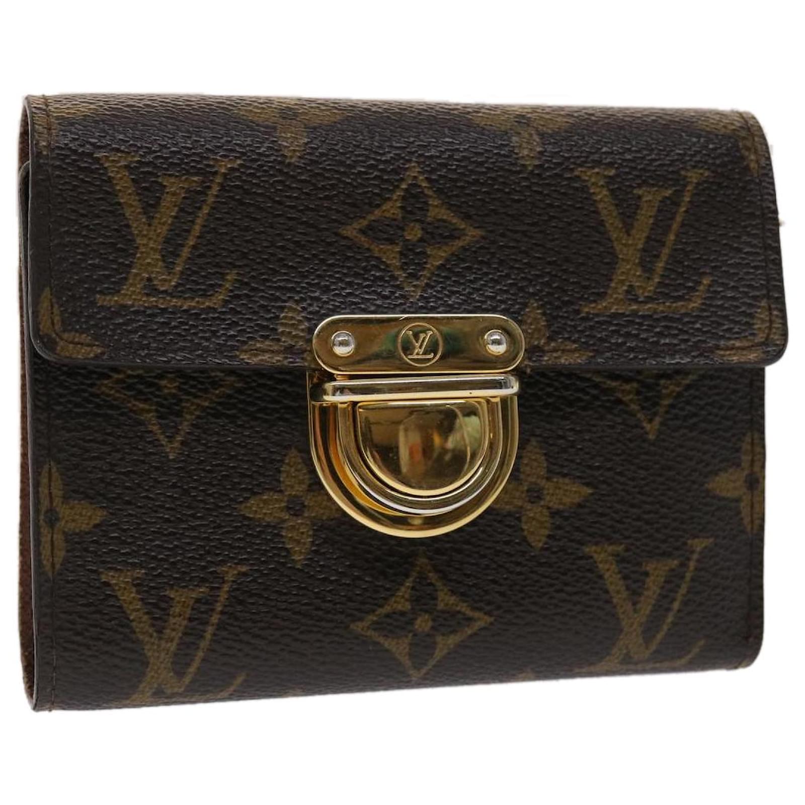 AUTH LOUIS VUITTON VERNIS BI-FOLD LEATHER COMPACT COIN WALLET PREOWNED