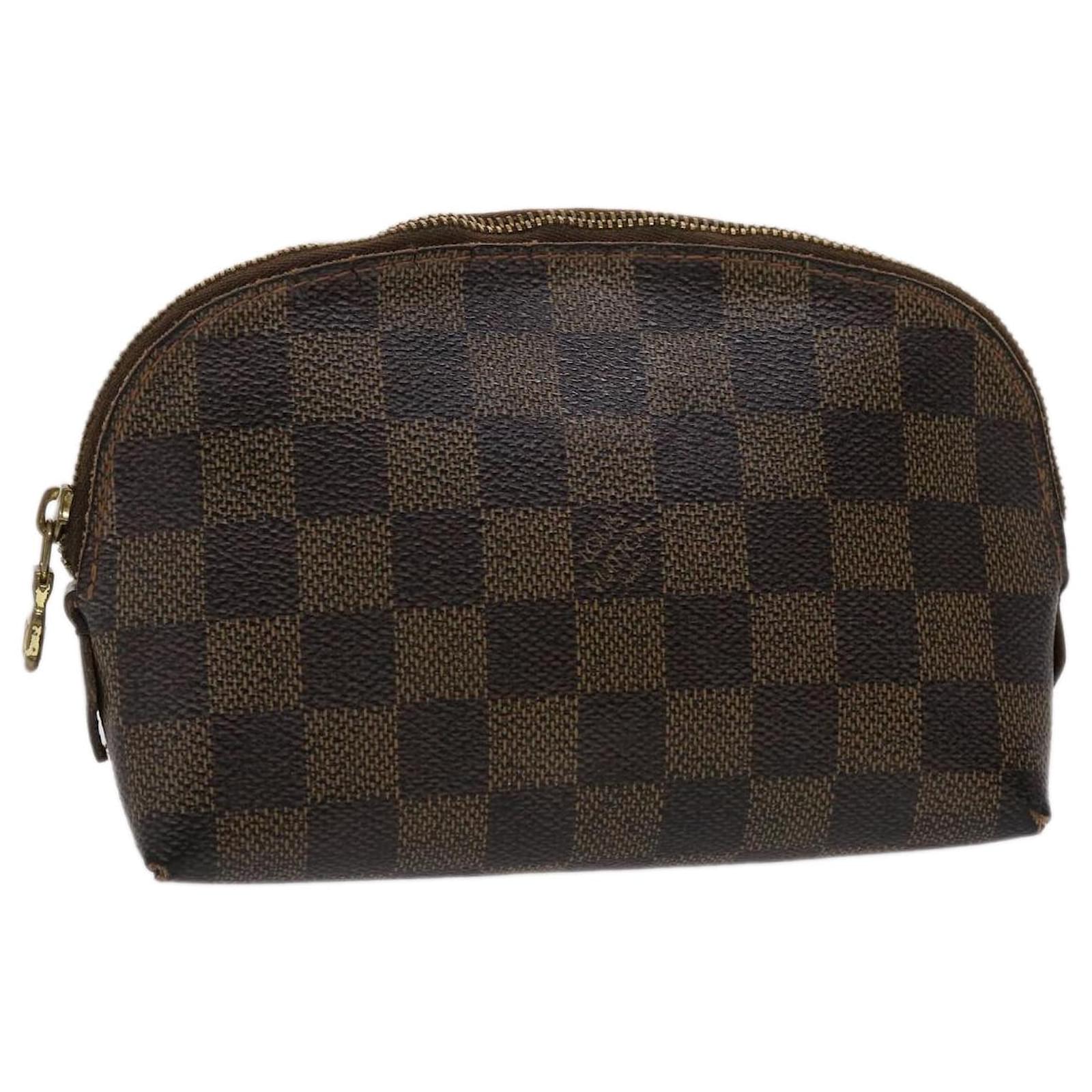 Louis Vuitton – Louis Vuitton Cosmetic Pouch PM Damier Ebene – Queen Station