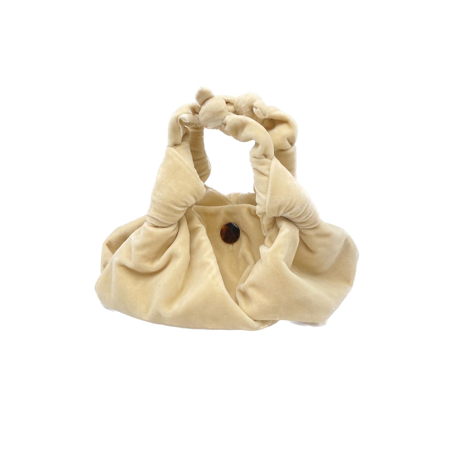 The Row Ascot Bag Velvet The Row Ascot Two Bag Velvet Mini Yellow