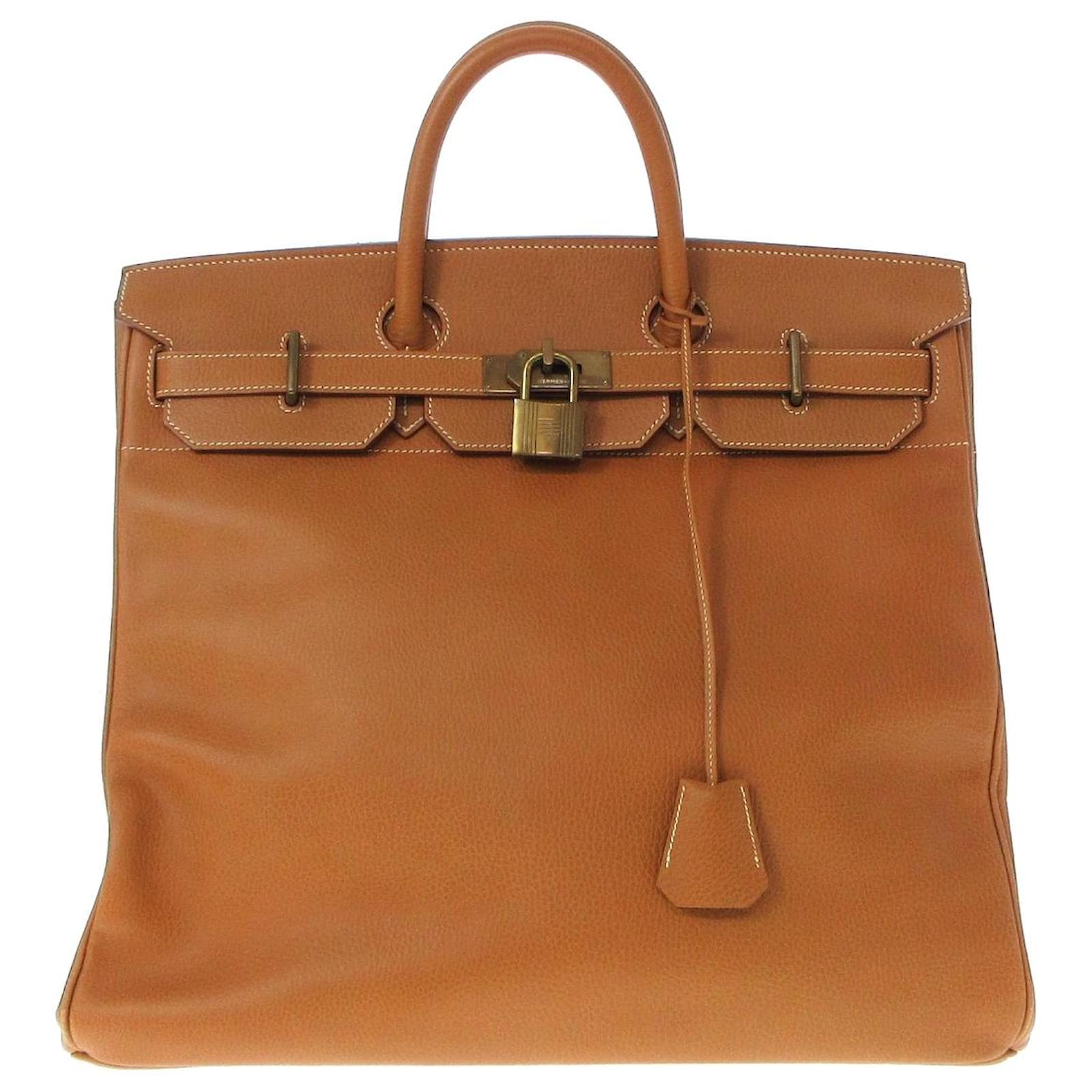 Haut à courroies Hermès Hermes Haut a Courroies Brown Leather ref.688306 -  Joli Closet