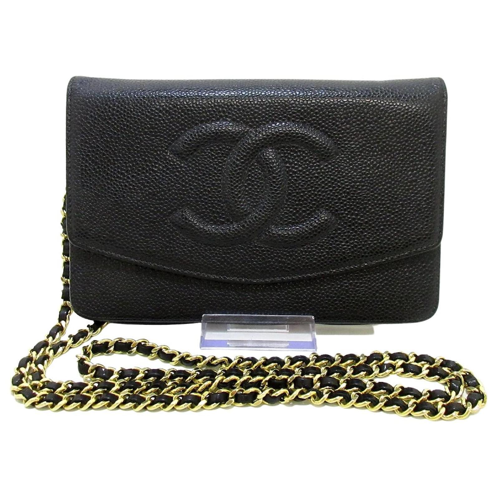 Chanel Wallet on Chain Black Leather ref.978772 - Joli Closet