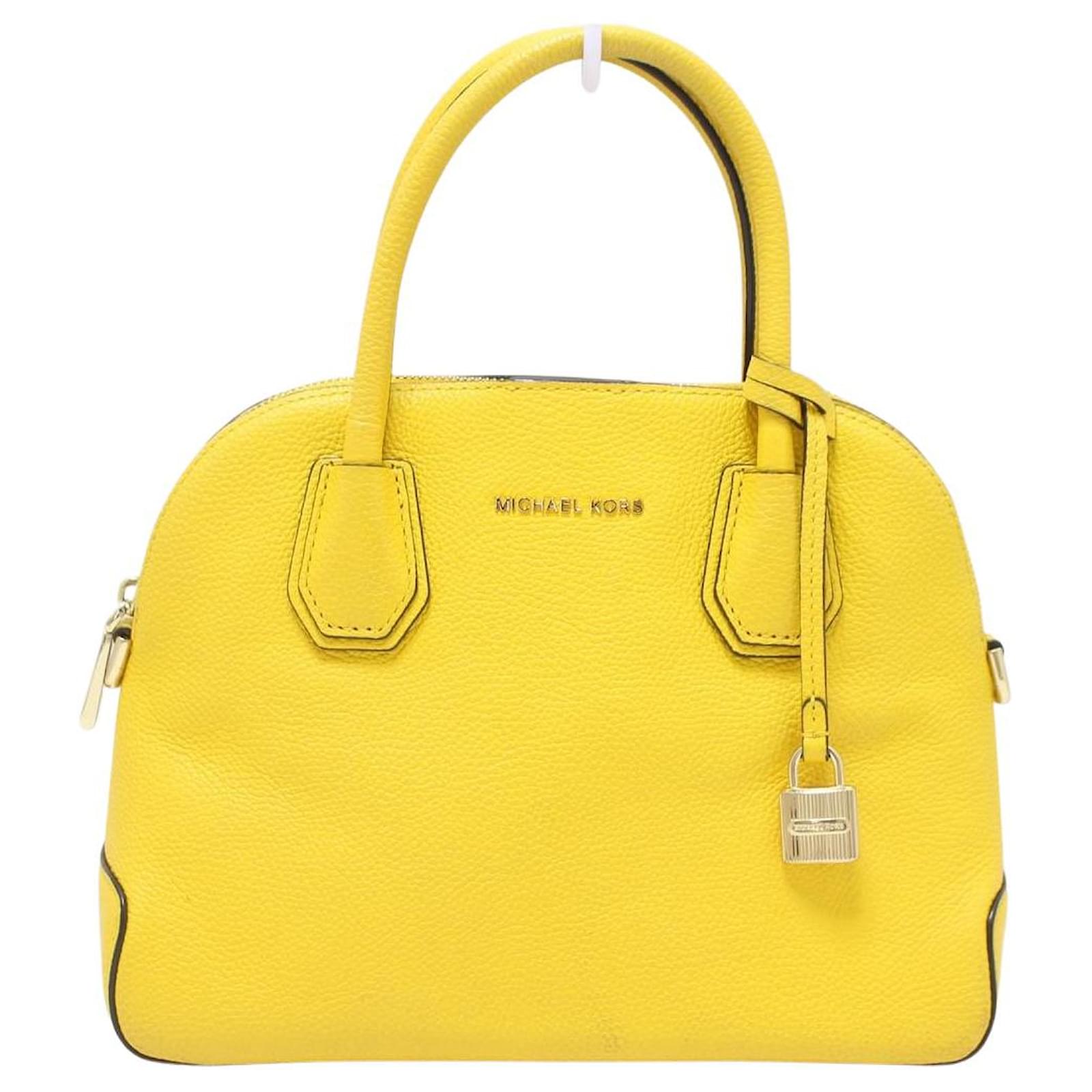 Bolso amarillo 2024 michael kors