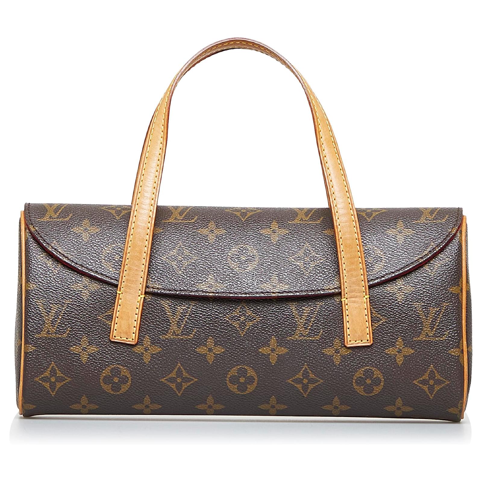 Orange Louis Vuitton Monogram Sonatine Handbag