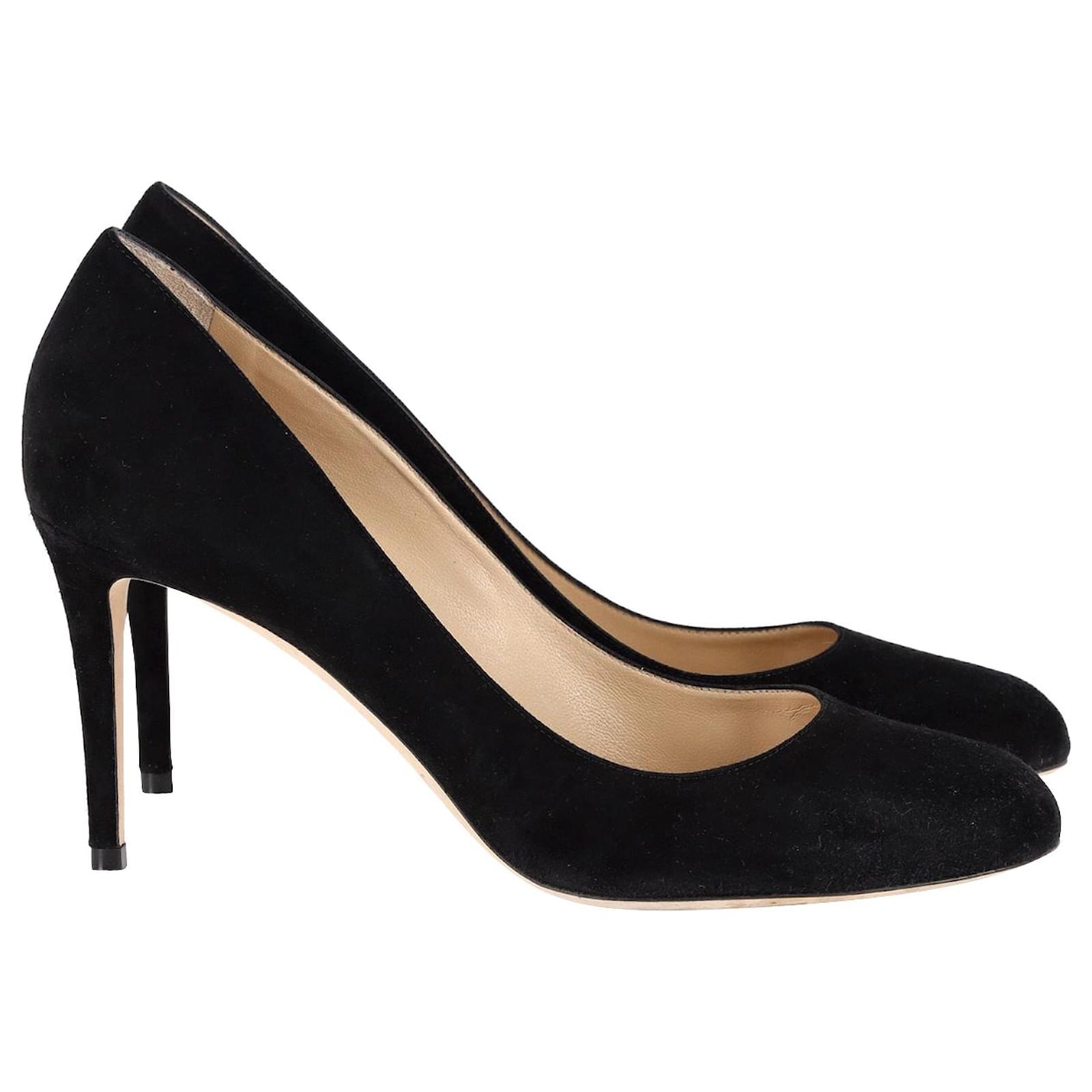 Jimmy Choo Bridget 85 Escarpins en daim noir Suede