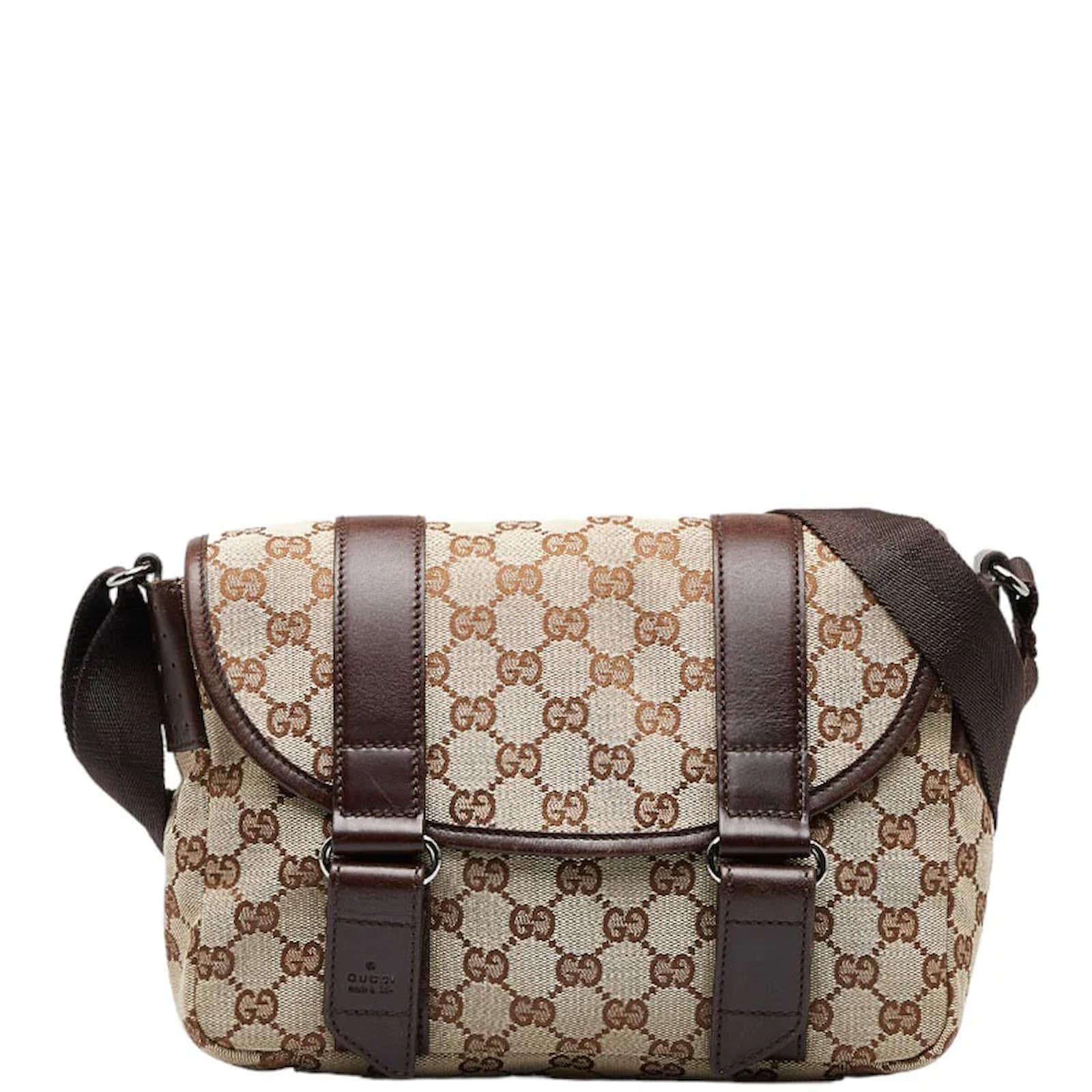 Beige Gucci GG Canvas Sukey Crossbody