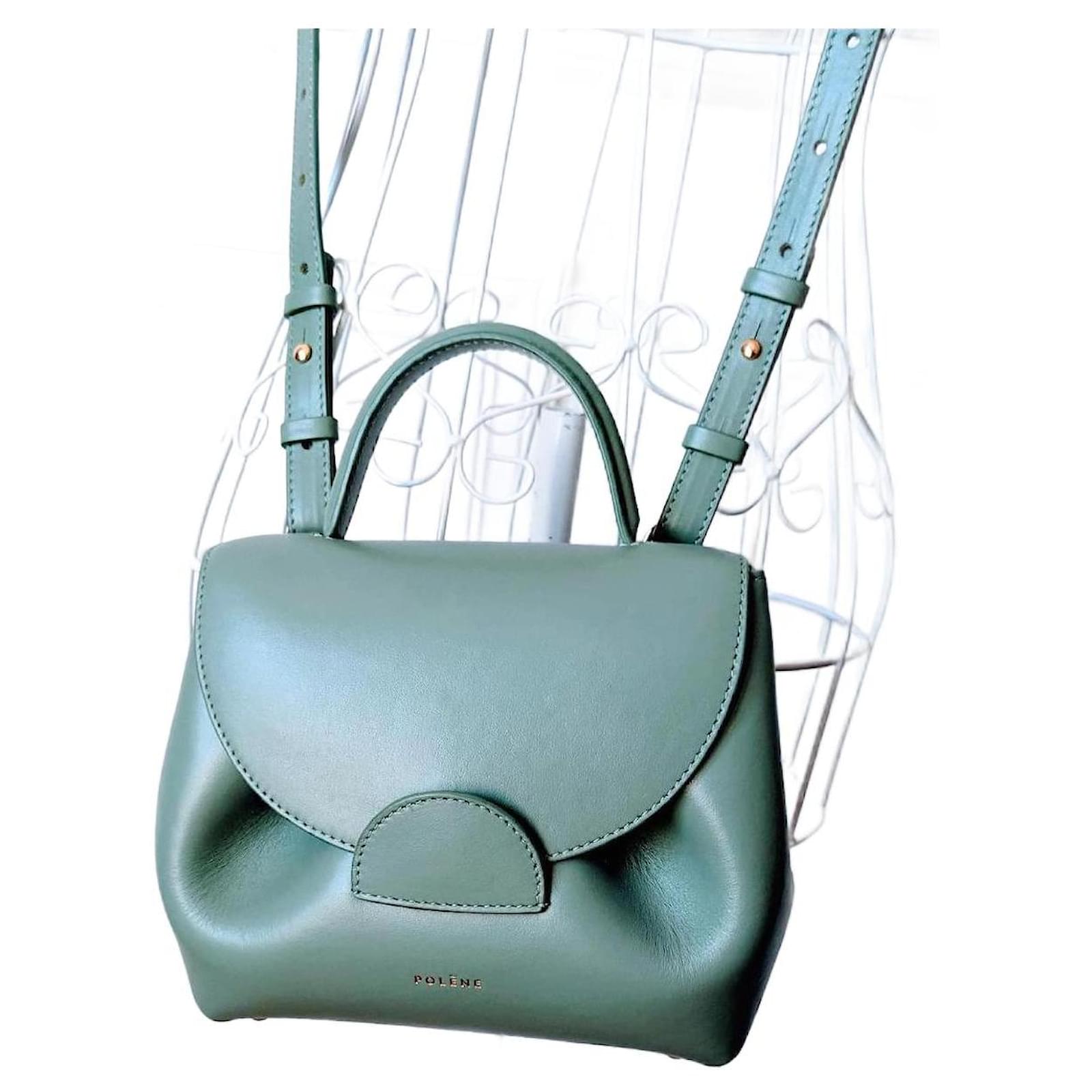 Nano bag no.1 Polène Light green Leather ref.979351 - Joli Closet