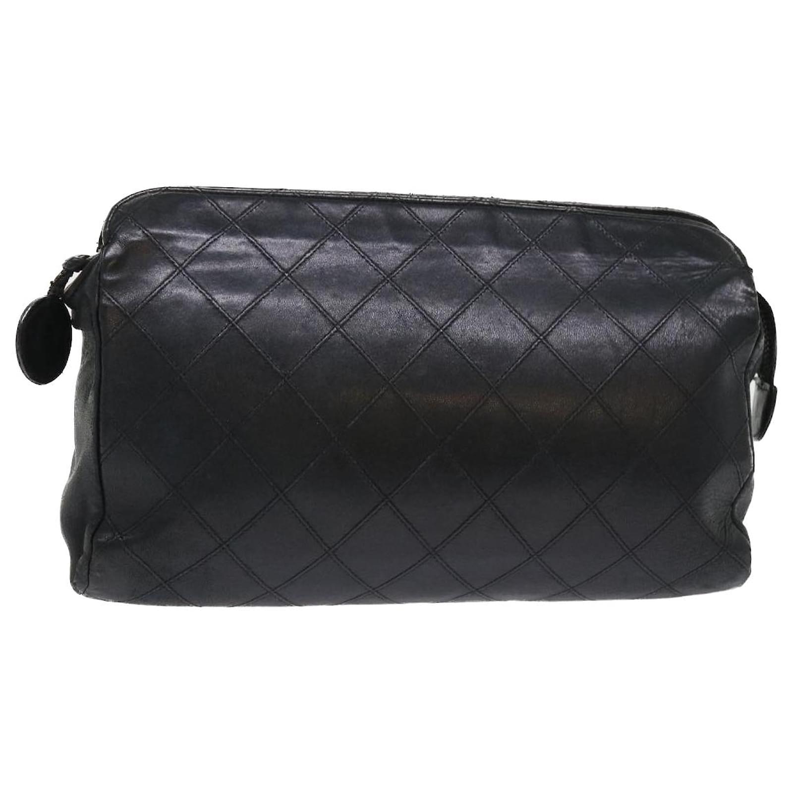 CHANEL Mini Calfskin Messenger Bag Black – Clutch & Covet, LLC