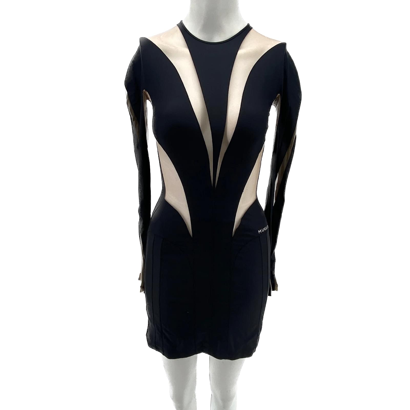is formal dress code black tie Vintage Thierry Mugler Asymmetrical Wrap Dress – Recess main image 1