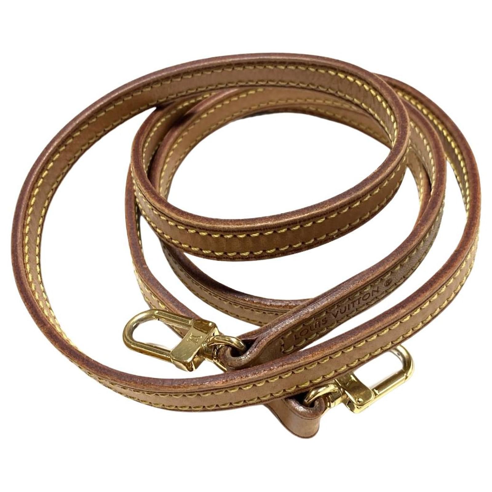 Louis Vuitton shoulder strap Brown Leather ref.979792 - Joli Closet