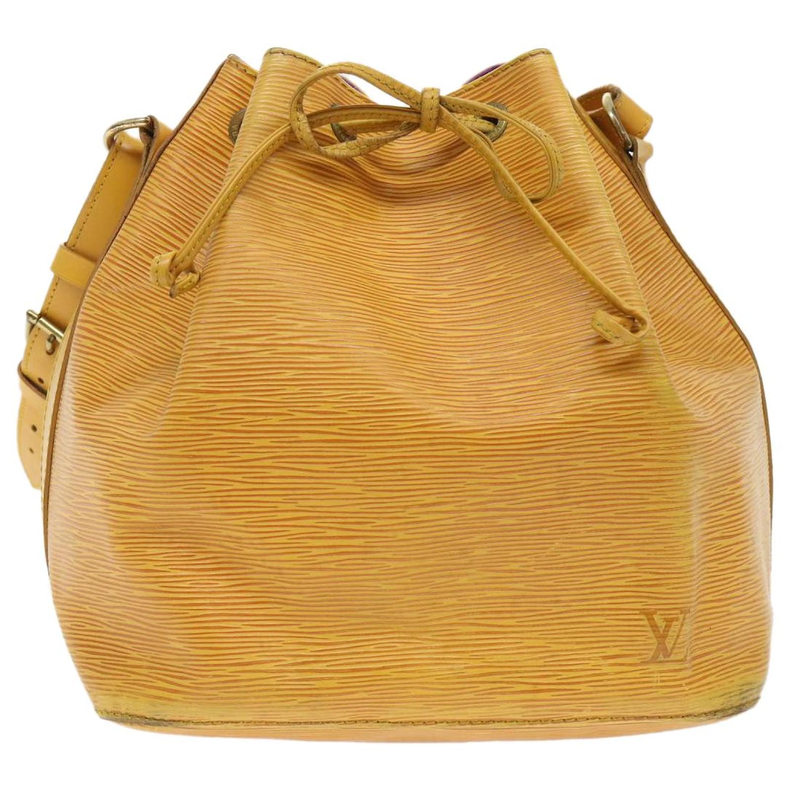 LOUIS VUITTON Shoulder Bag M44109 Petit Noe Epi Leather yellow